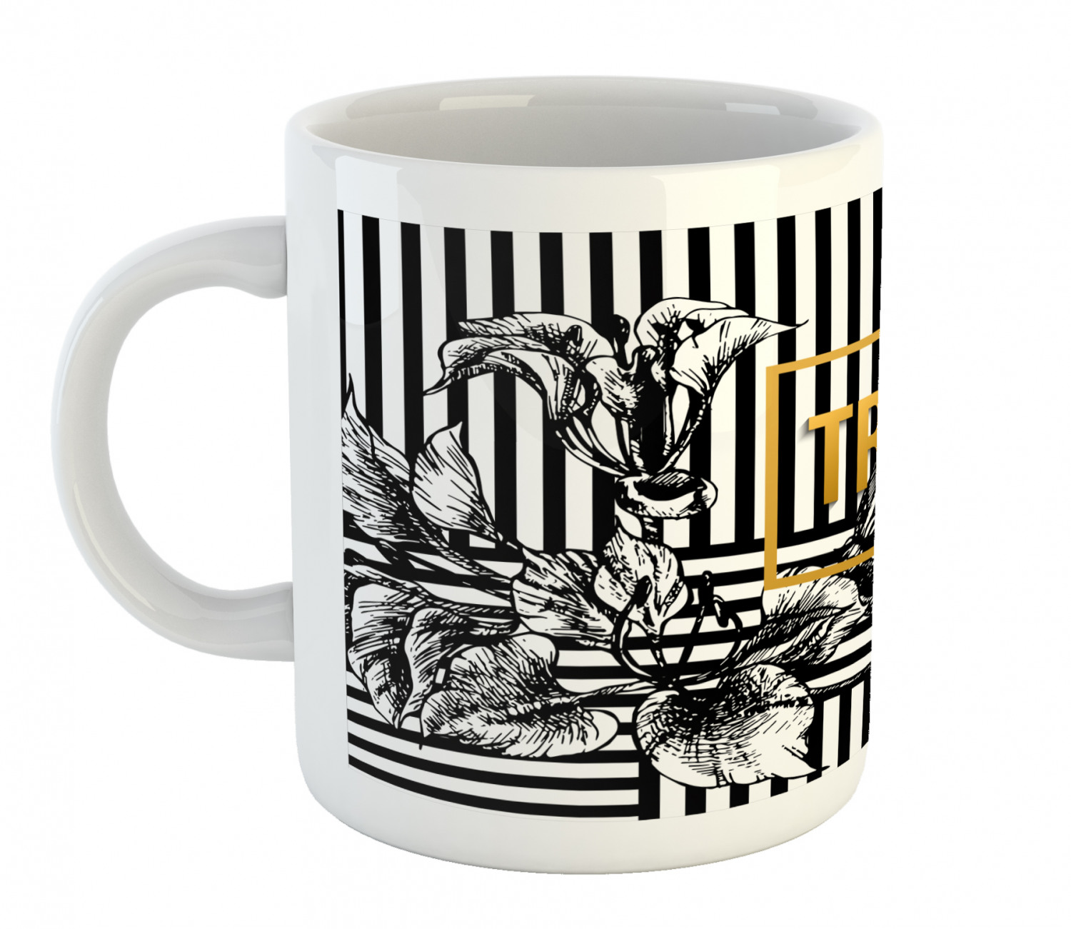 Ambesonne Flower Nature Ceramic Coffee Mug Cup for Water Tea Drinks, 11 oz - Picture 75 of 244