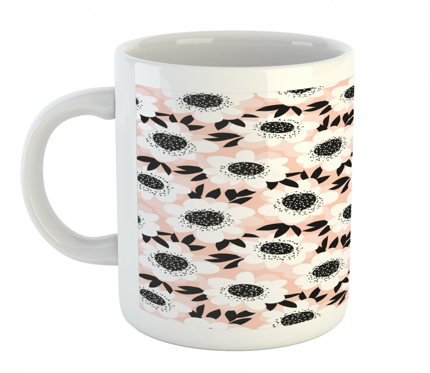 Ambesonne Flower Nature Ceramic Coffee Mug Cup for Water Tea Drinks, 11 oz - Picture 79 of 244