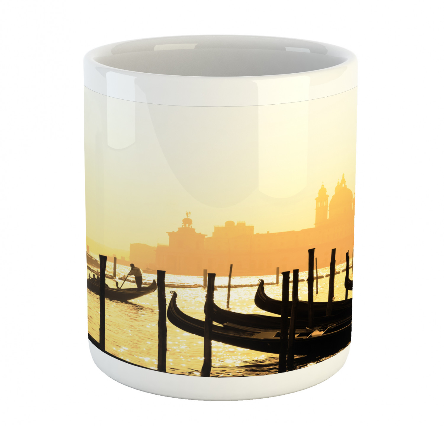 Ceramic Unique Jug 11 oz Durable Cup for Cold and Hot Drinks Ambesonne - 第 165/244 張圖片