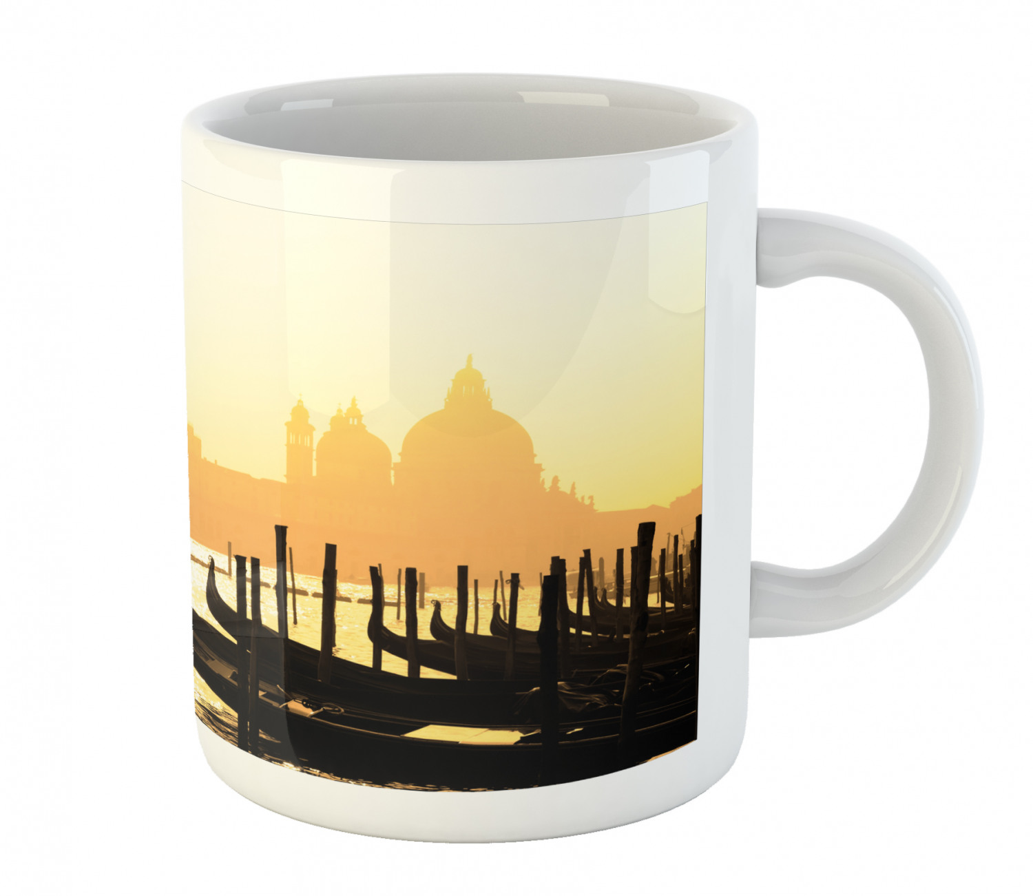 Ceramic Unique Jug 11 oz Durable Cup for Cold and Hot Drinks Ambesonne - 第 166/244 張圖片