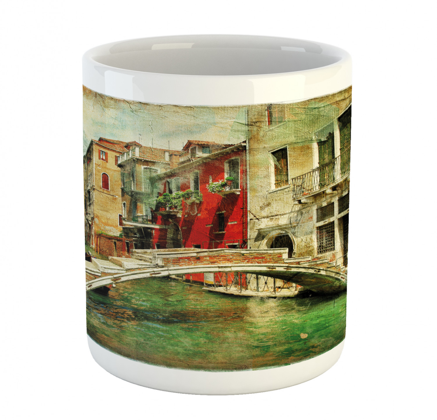 Ceramic Unique Jug 11 oz Durable Cup for Cold and Hot Drinks Ambesonne - 第 93/244 張圖片