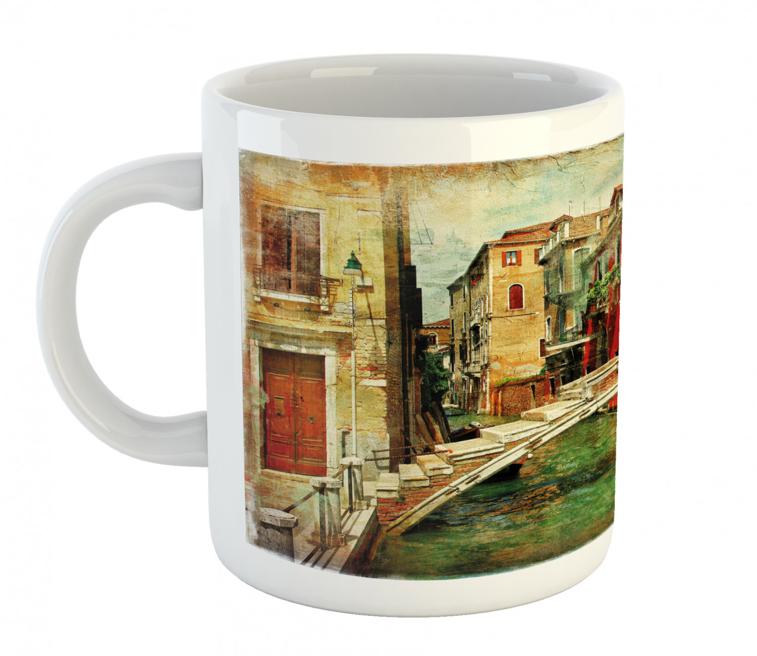 Ceramic Unique Jug 11 oz Durable Cup for Cold and Hot Drinks Ambesonne - 第 95/244 張圖片