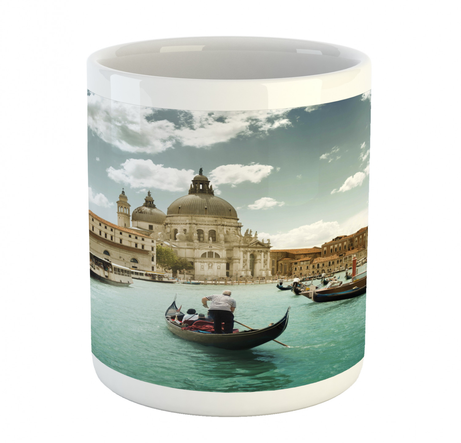 Ceramic Unique Jug 11 oz Durable Cup for Cold and Hot Drinks Ambesonne - 第 77/244 張圖片
