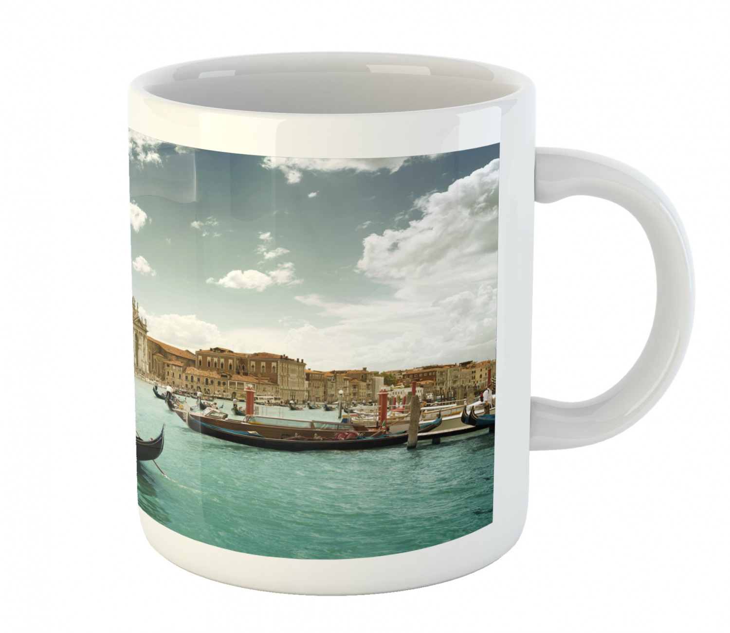 Ceramic Unique Jug 11 oz Durable Cup for Cold and Hot Drinks Ambesonne - 第 78/244 張圖片