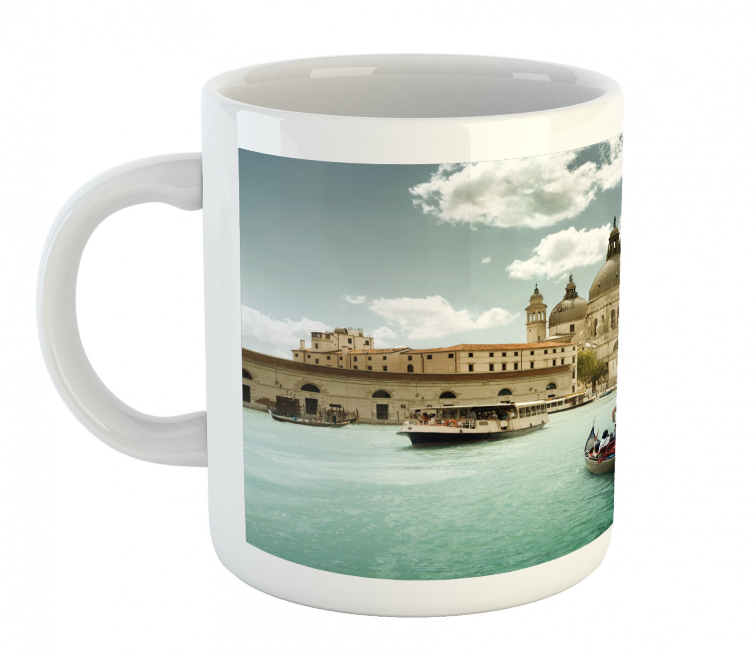 Ceramic Unique Jug 11 oz Durable Cup for Cold and Hot Drinks Ambesonne - 第 79/244 張圖片