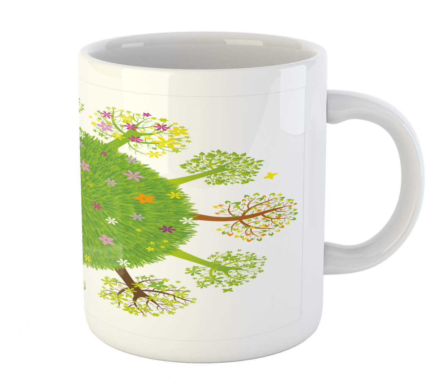 Ceramic Unique Jug 11 oz Durable Cup for Cold and Hot Drinks Ambesonne - 第 210/244 張圖片
