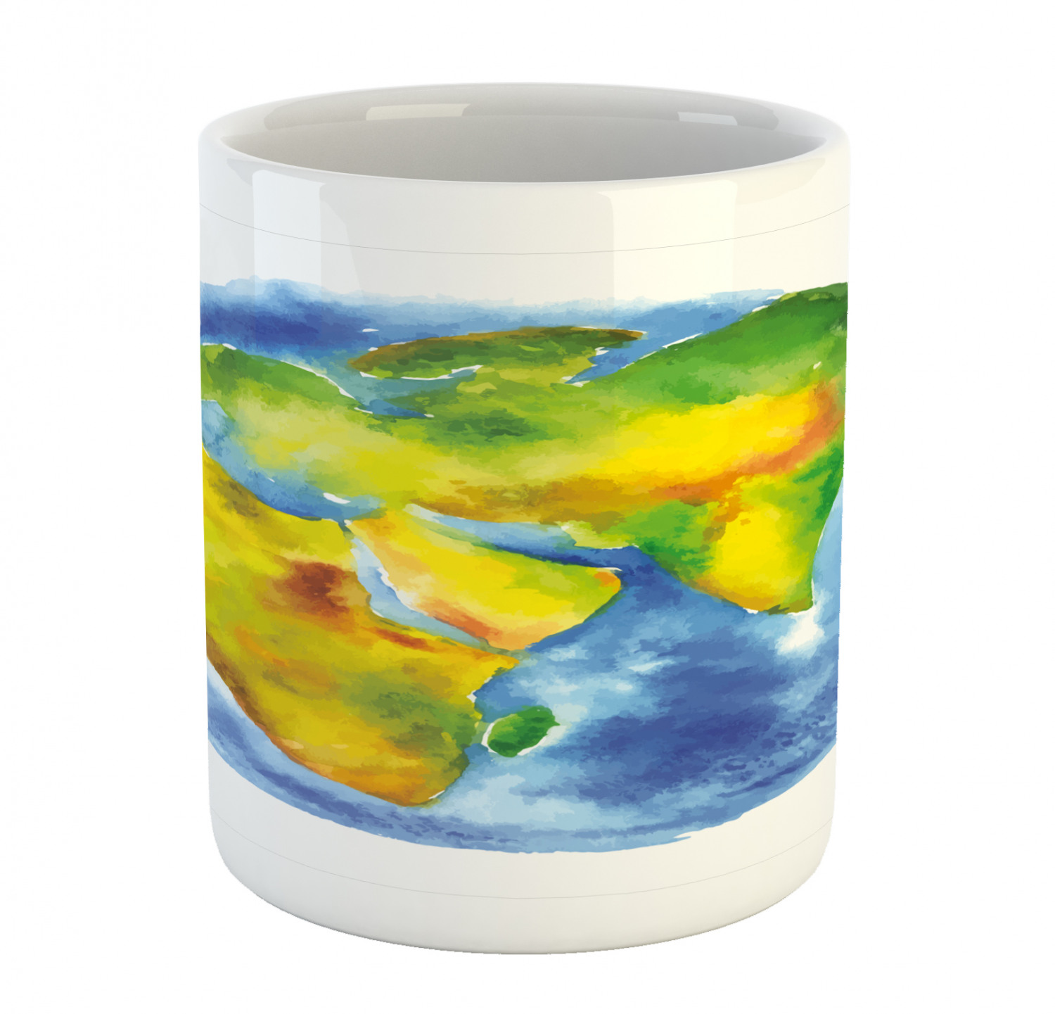 Ceramic Unique Jug 11 oz Durable Cup for Cold and Hot Drinks Ambesonne - 第 73/244 張圖片