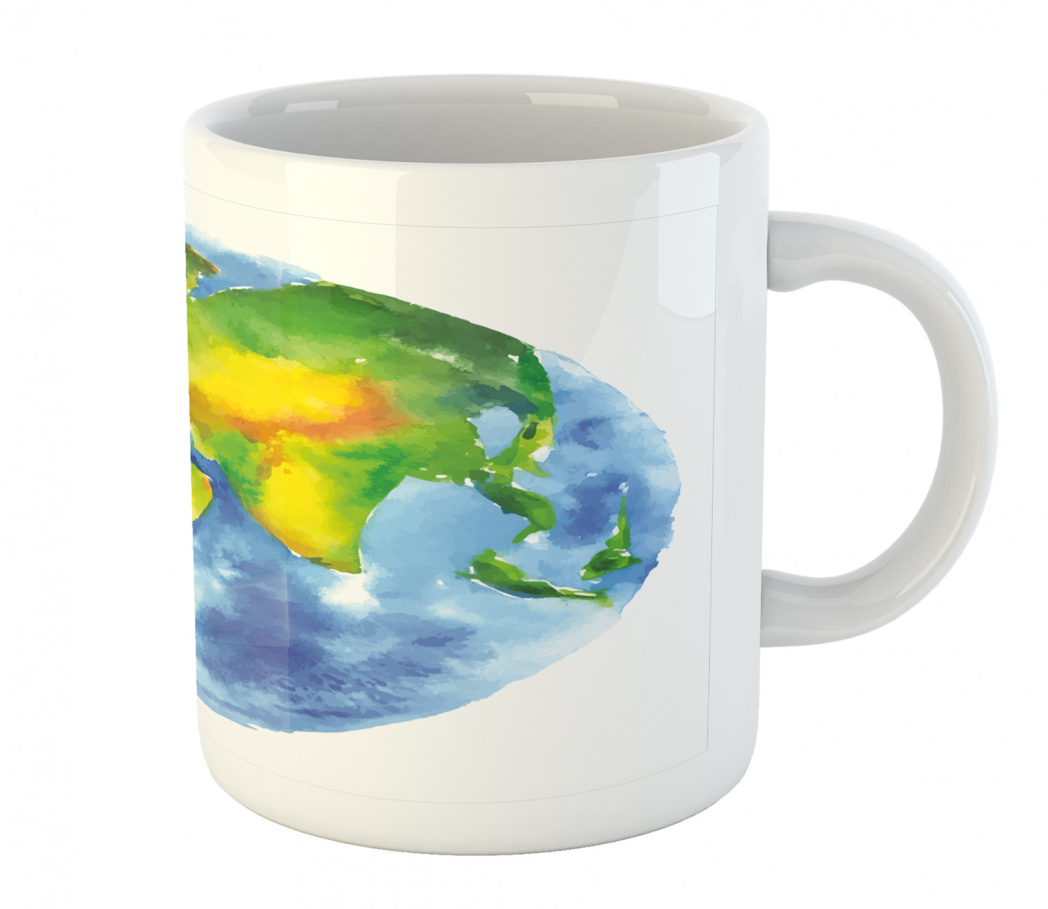 Ceramic Unique Jug 11 oz Durable Cup for Cold and Hot Drinks Ambesonne - 第 74/244 張圖片