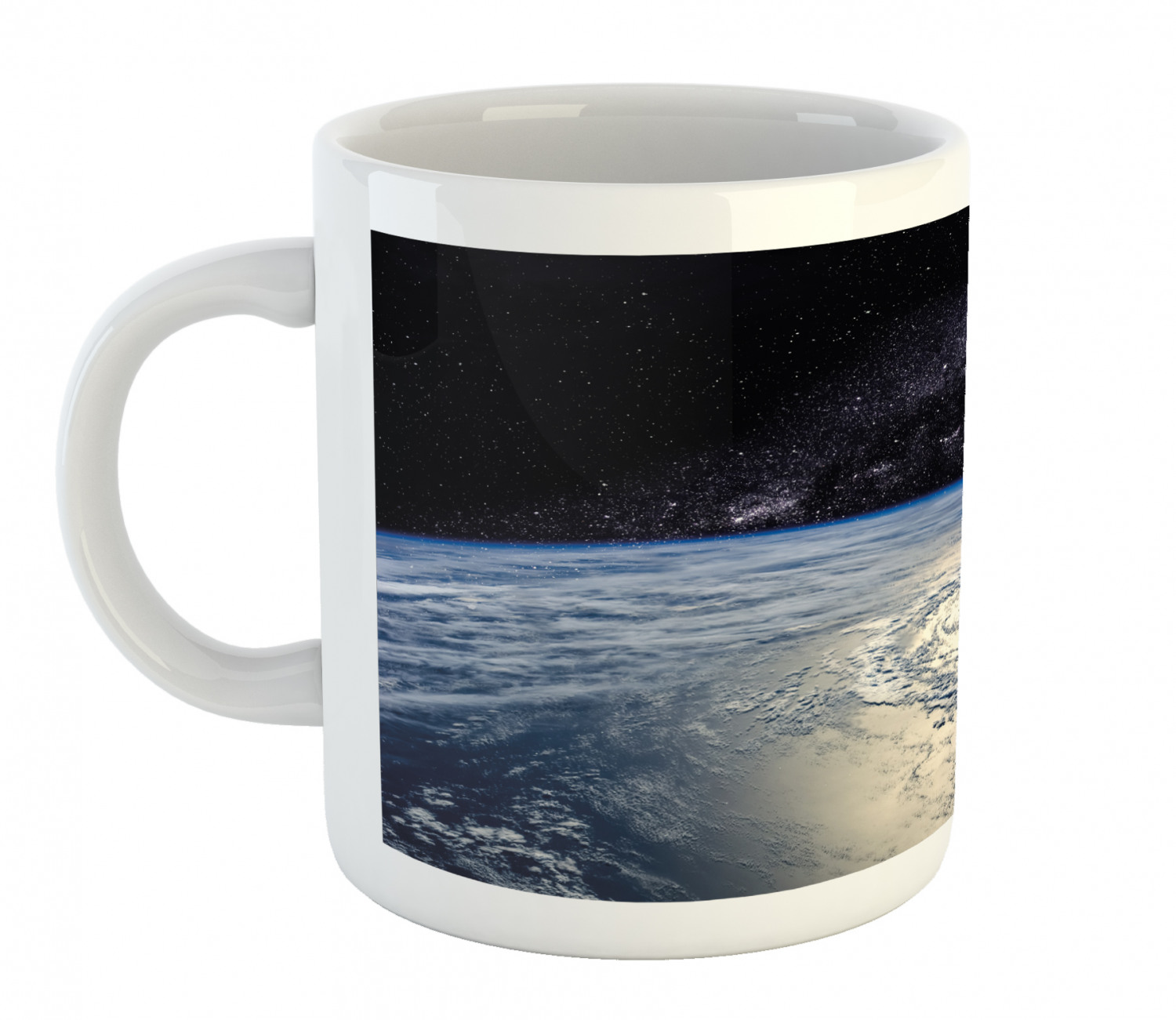 Ceramic Unique Jug 11 oz Durable Cup for Cold and Hot Drinks Ambesonne - 第 123/244 張圖片