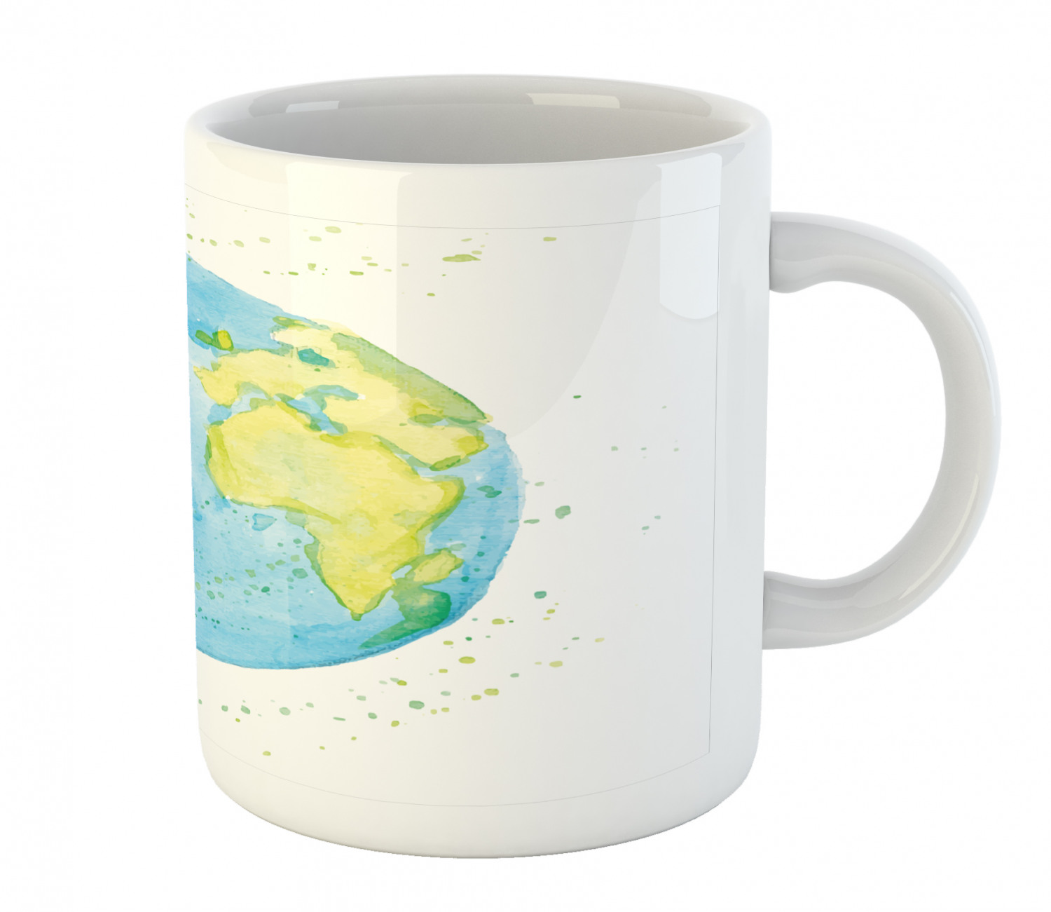 Ceramic Unique Jug 11 oz Durable Cup for Cold and Hot Drinks Ambesonne - 第 226/244 張圖片