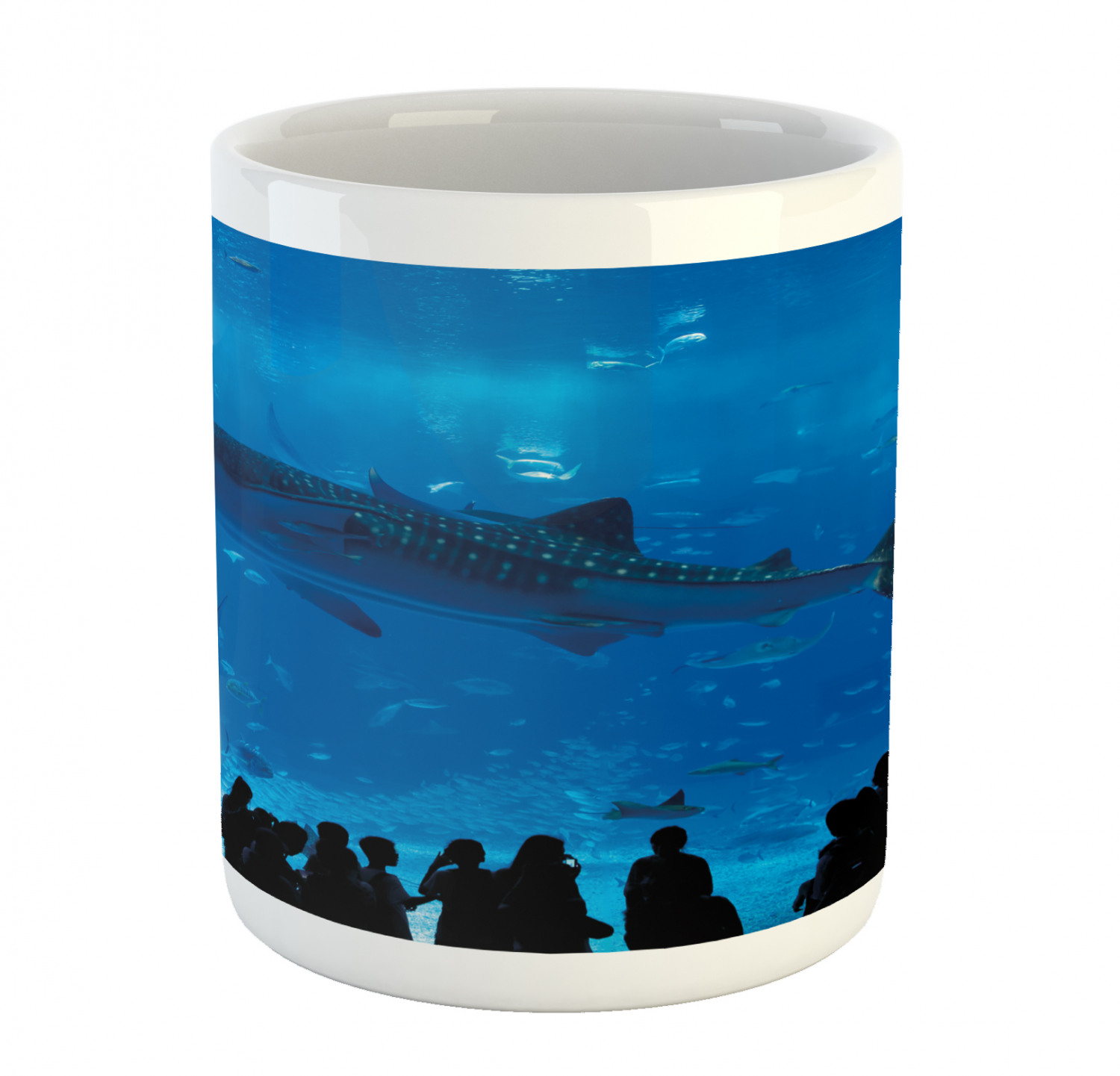 Ceramic Unique Jug 11 oz Durable Cup for Cold and Hot Drinks Ambesonne - 第 13/244 張圖片