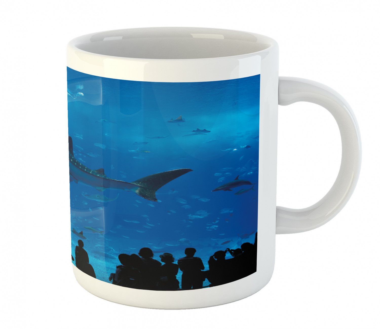 Ceramic Unique Jug 11 oz Durable Cup for Cold and Hot Drinks Ambesonne - 第 14/244 張圖片