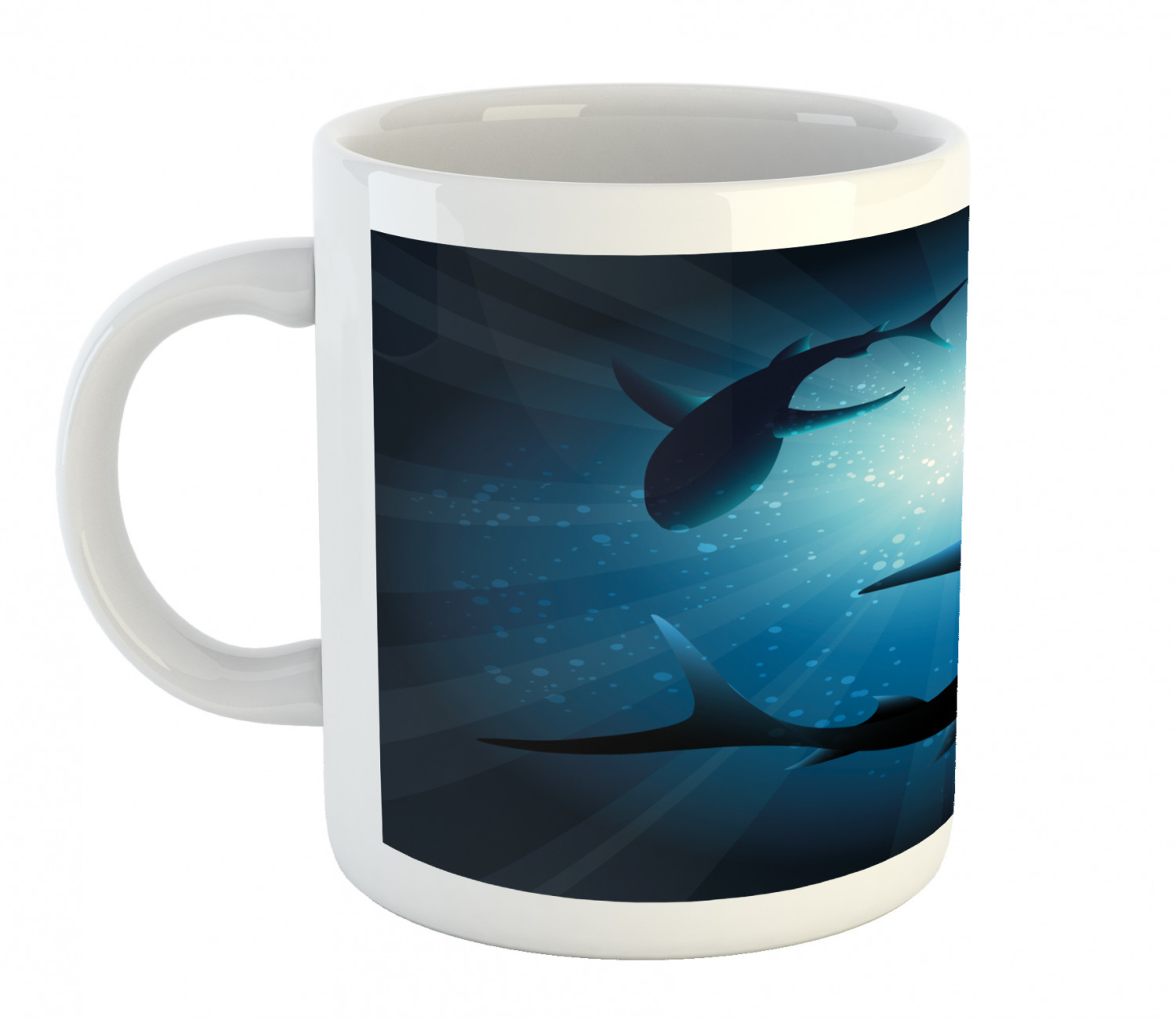 Ceramic Unique Jug 11 oz Durable Cup for Cold and Hot Drinks Ambesonne - 第 63/244 張圖片