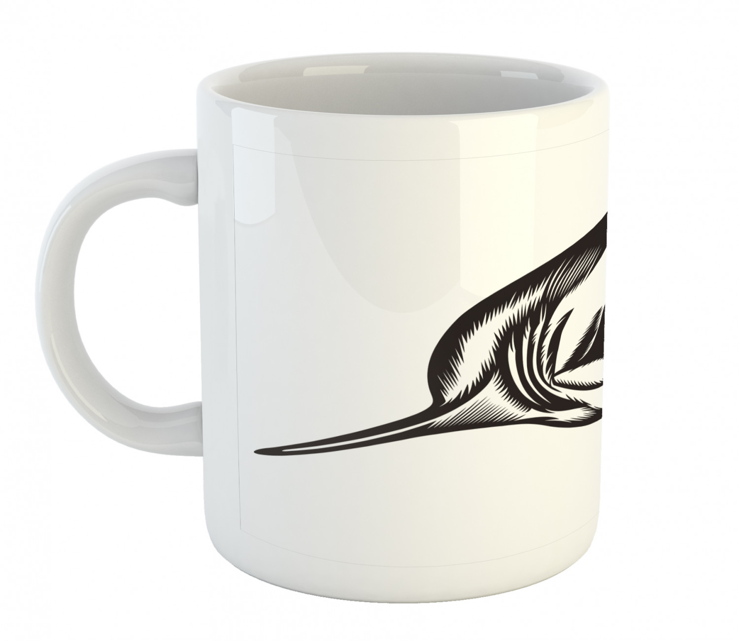Ceramic Unique Jug 11 oz Durable Cup for Cold and Hot Drinks Ambesonne - 第 231/244 張圖片