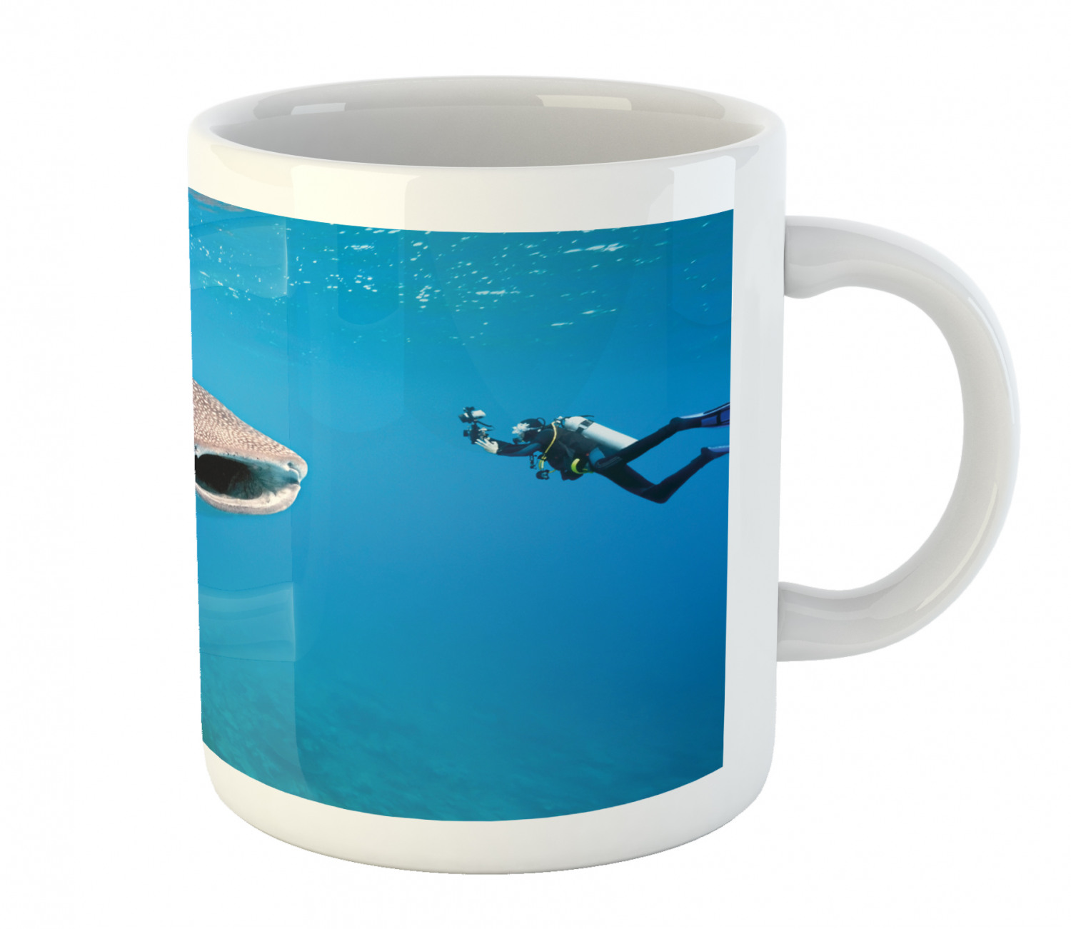 Ceramic Unique Jug 11 oz Durable Cup for Cold and Hot Drinks Ambesonne - 第 70/244 張圖片