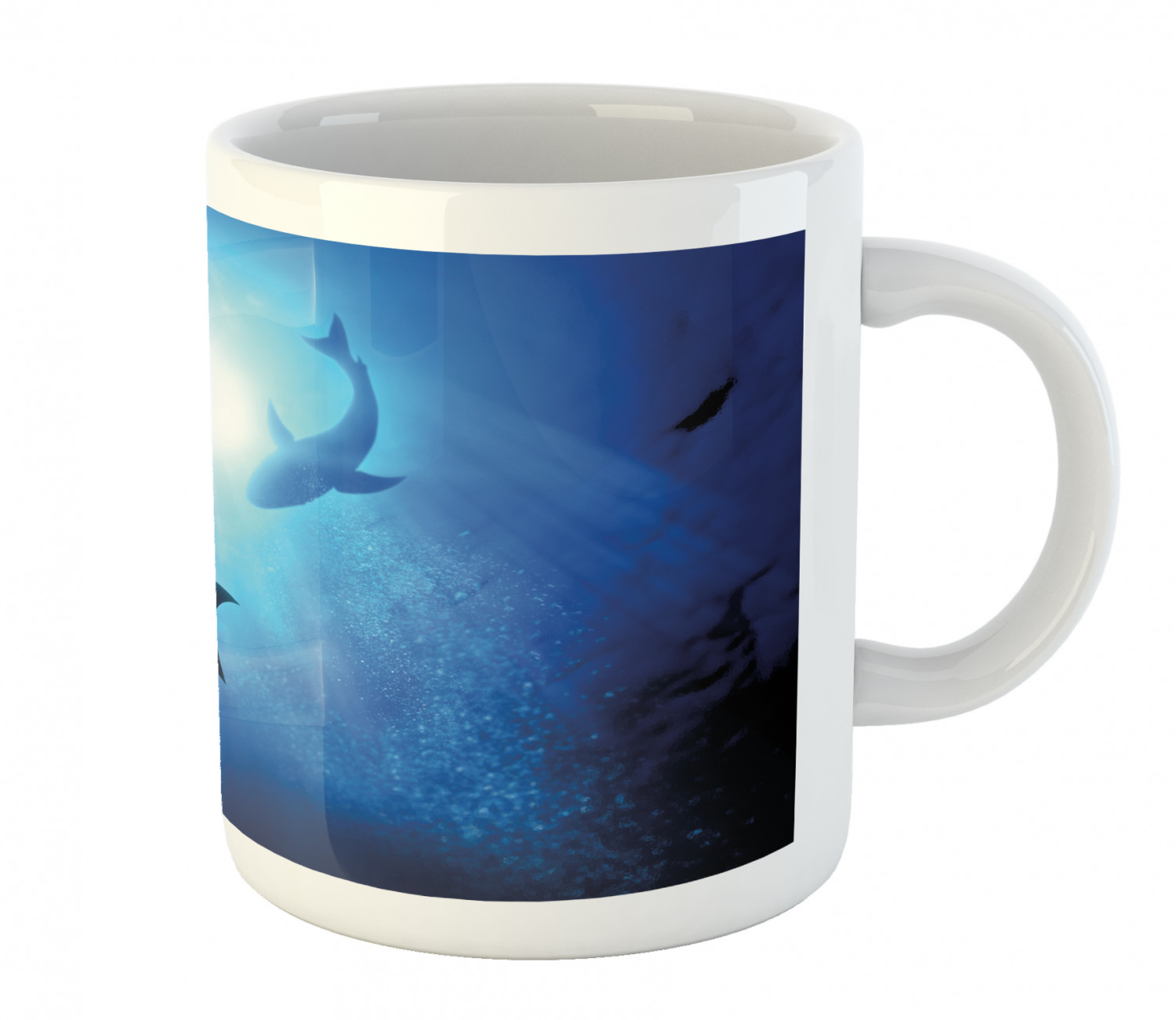 Ceramic Unique Jug 11 oz Durable Cup for Cold and Hot Drinks Ambesonne - 第 66/244 張圖片