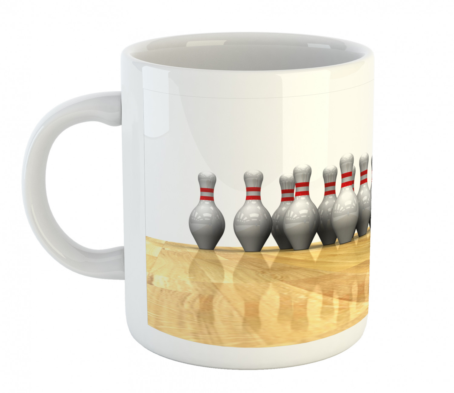 Ceramic Unique Jug 11 oz Durable Cup for Cold and Hot Drinks Ambesonne - 第 139/244 張圖片