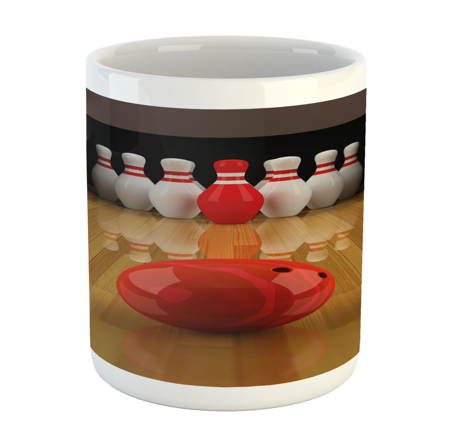 Ceramic Unique Jug 11 oz Durable Cup for Cold and Hot Drinks Ambesonne - 第 161/244 張圖片
