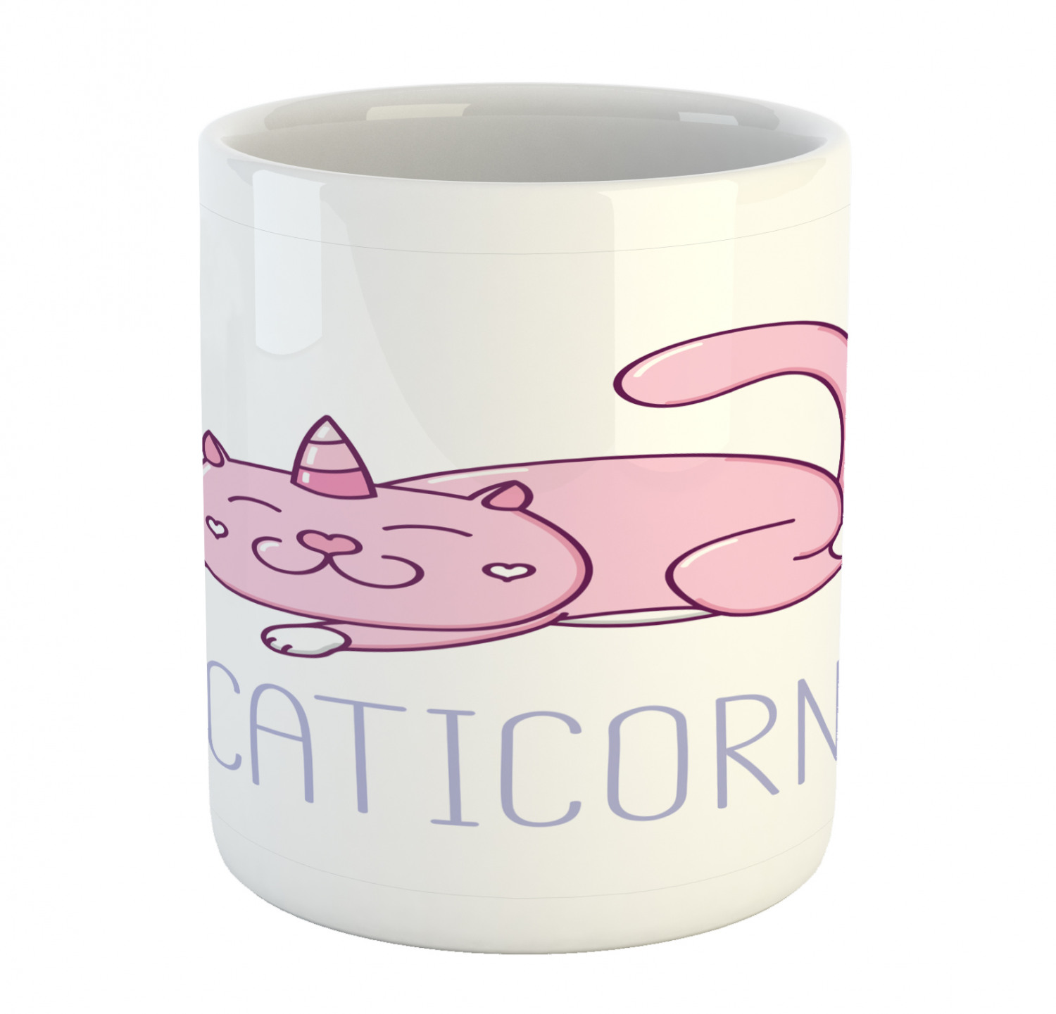 Ambesonne Cat Funny Ceramic Coffee Mug Cup for Water Tea Drinks, 11 oz - Picture 193 of 244