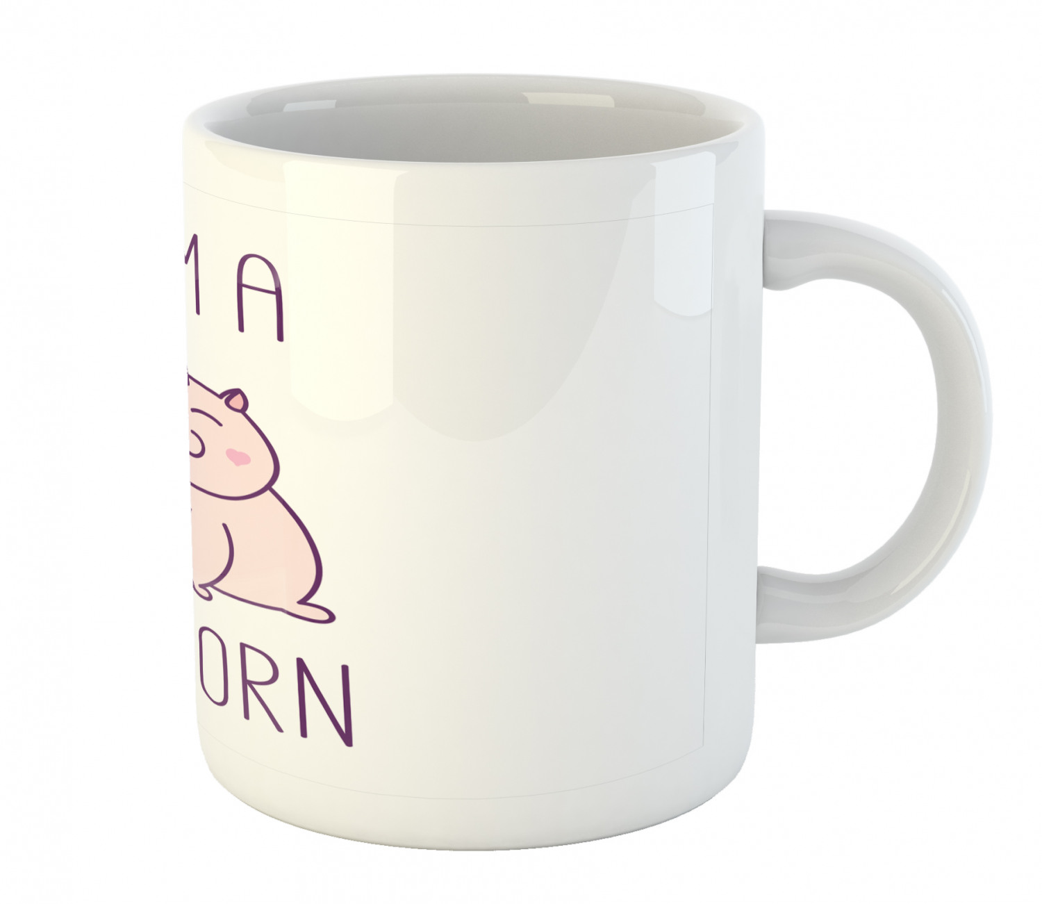 Ambesonne Cat Funny Ceramic Coffee Mug Cup for Water Tea Drinks, 11 oz - Picture 142 of 244