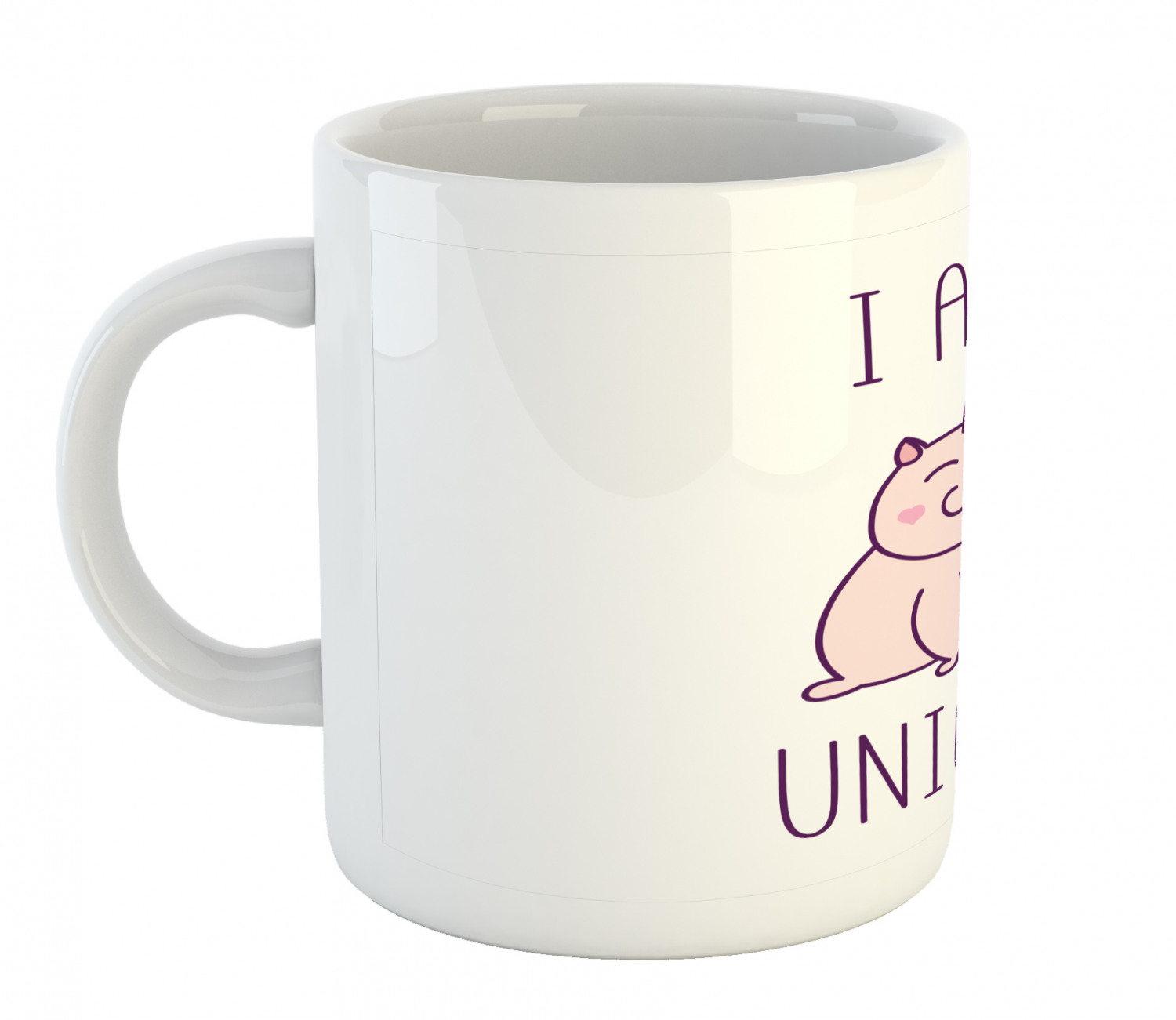 Ambesonne Cat Funny Ceramic Coffee Mug Cup for Water Tea Drinks, 11 oz - Picture 143 of 244