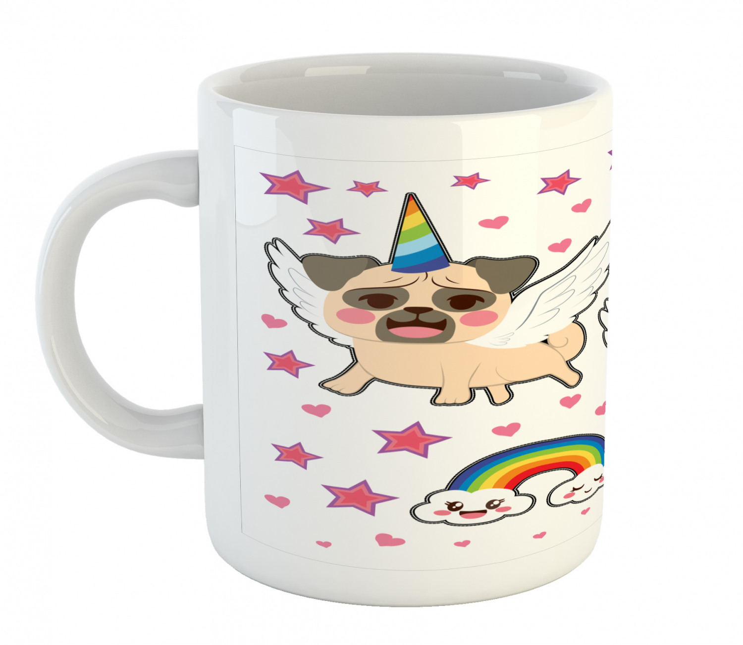Ambesonne Cat Funny Ceramic Coffee Mug Cup for Water Tea Drinks, 11 oz - Picture 63 of 244