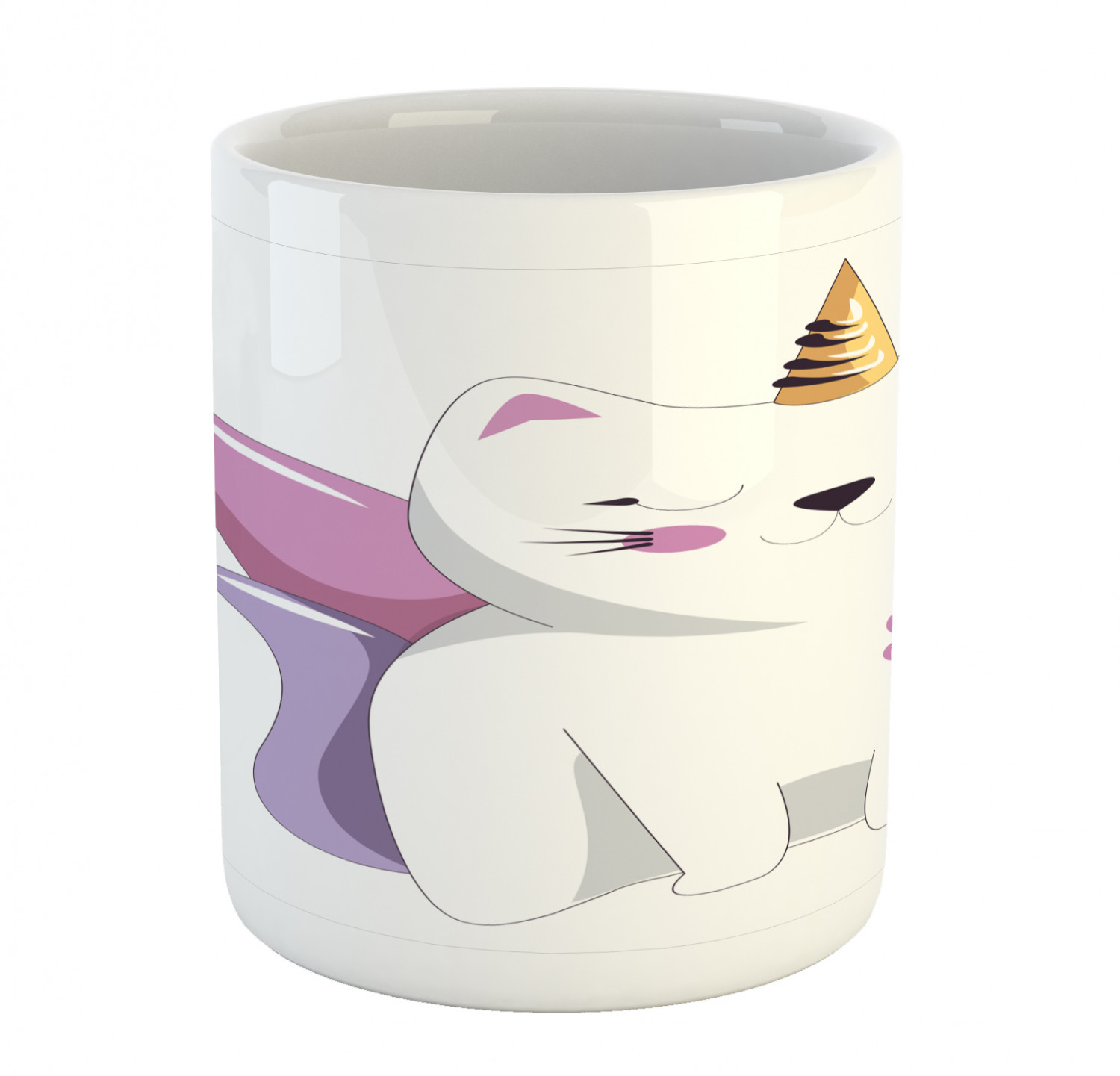 Ambesonne Cat Funny Ceramic Coffee Mug Cup for Water Tea Drinks, 11 oz - Picture 81 of 244