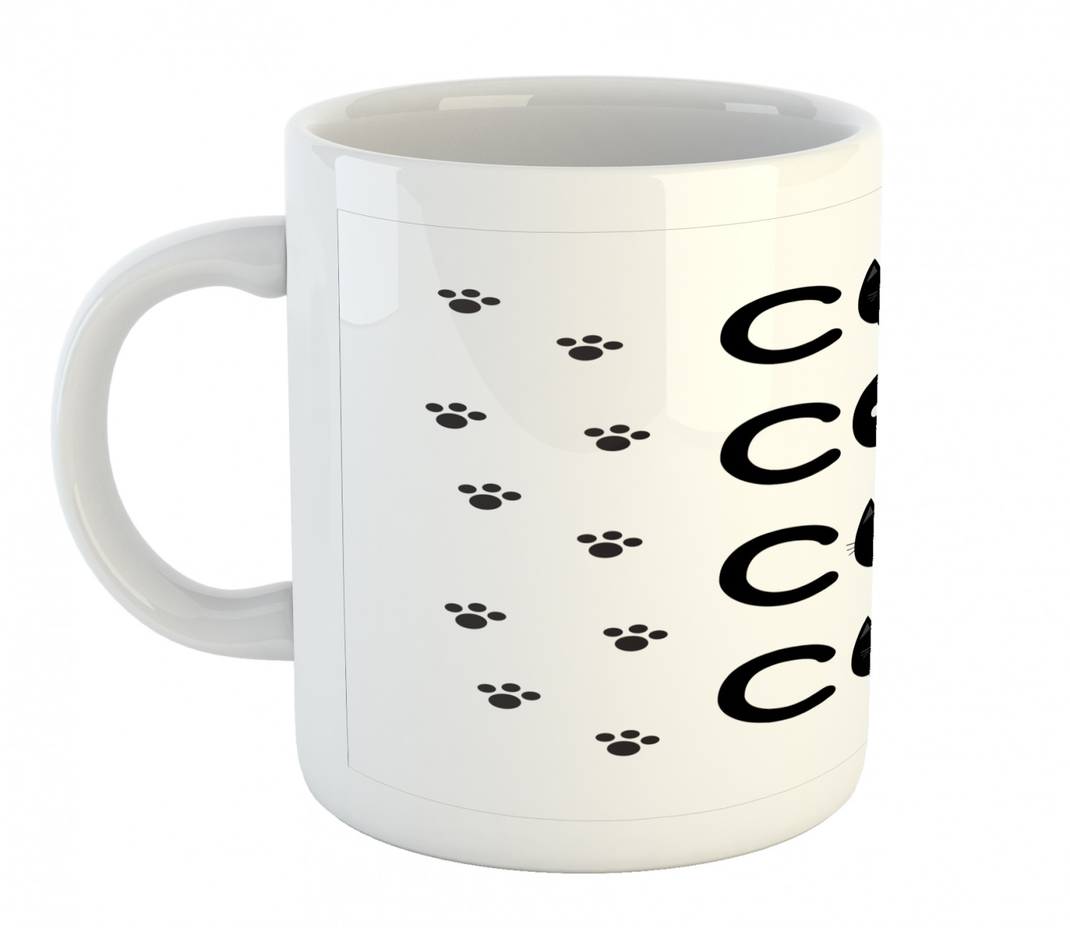 Ambesonne Cat Funny Ceramic Coffee Mug Cup for Water Tea Drinks, 11 oz - Picture 47 of 244