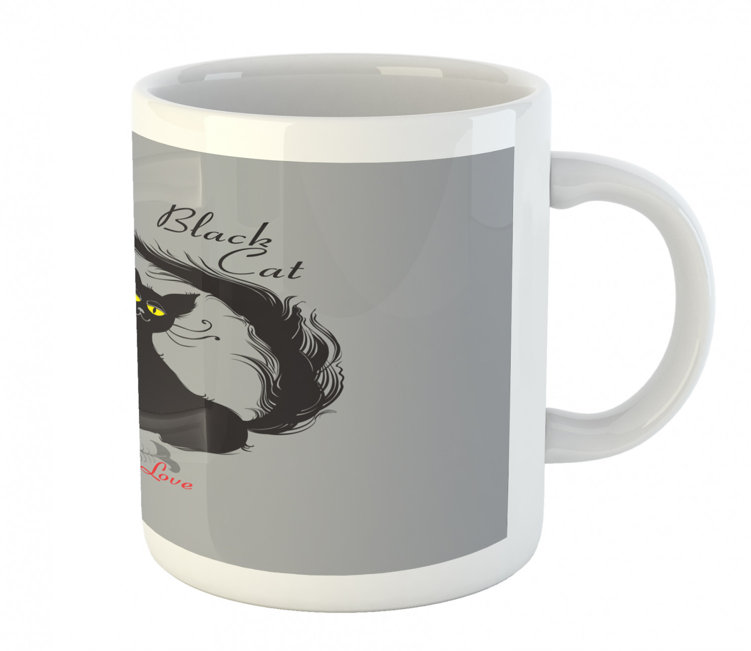 Ambesonne Cat Funny Ceramic Coffee Mug Cup for Water Tea Drinks, 11 oz - Picture 70 of 244