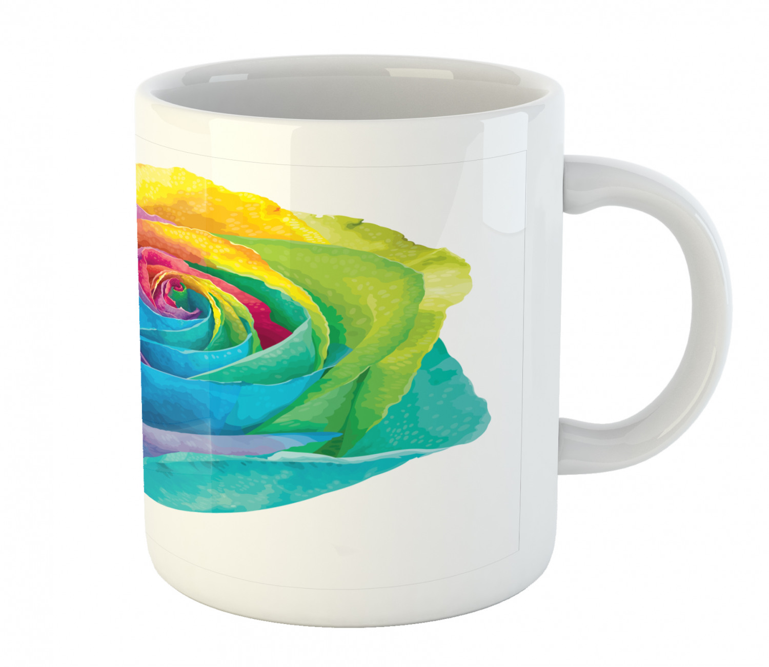 Ambesonne Vintage Arrangement Ceramic Coffee Mug Cup for Water Tea Drinks, 11 oz - Picture 174 of 240