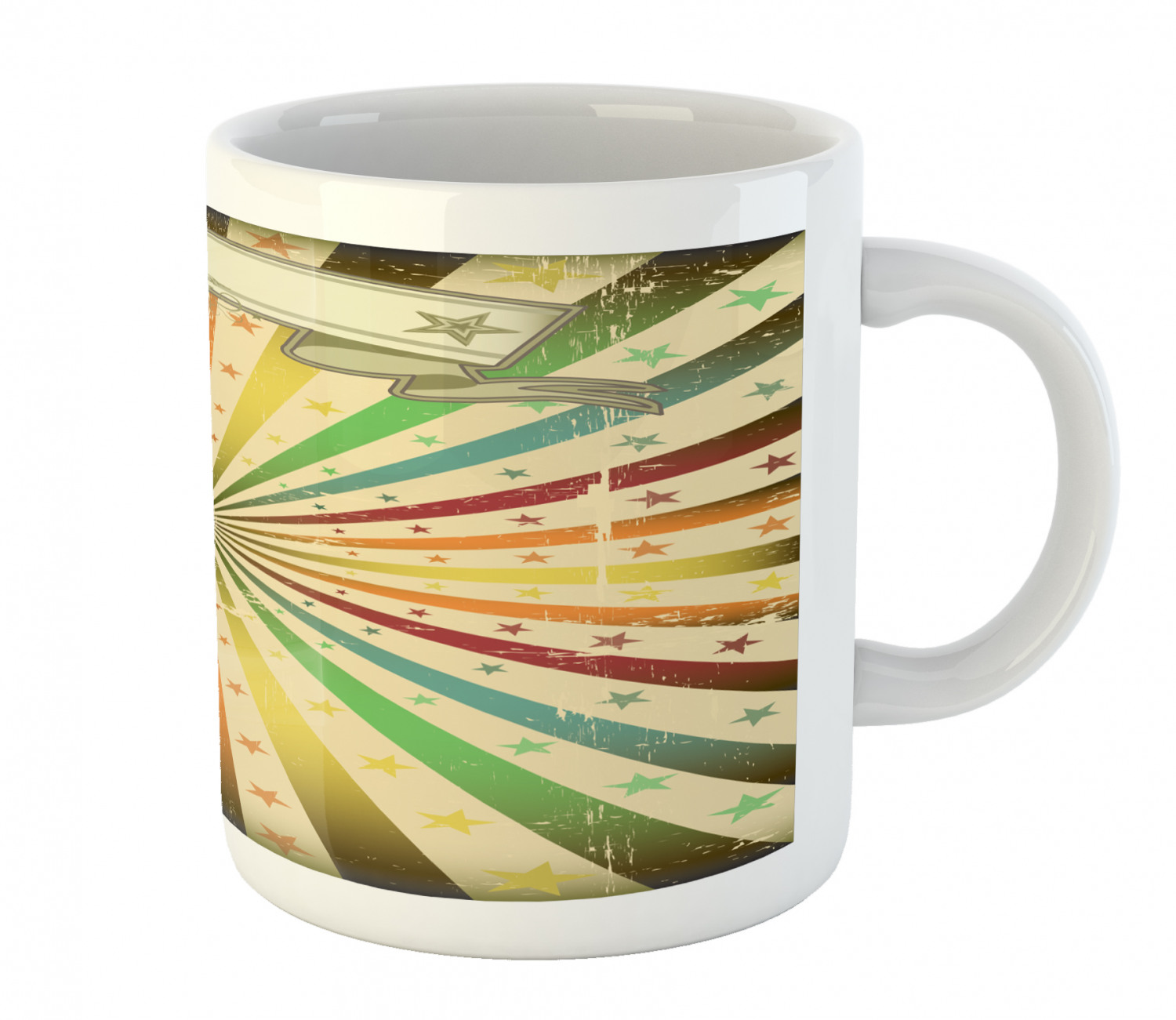 Ambesonne Vintage Arrangement Ceramic Coffee Mug Cup for Water Tea Drinks, 11 oz - Picture 22 of 240