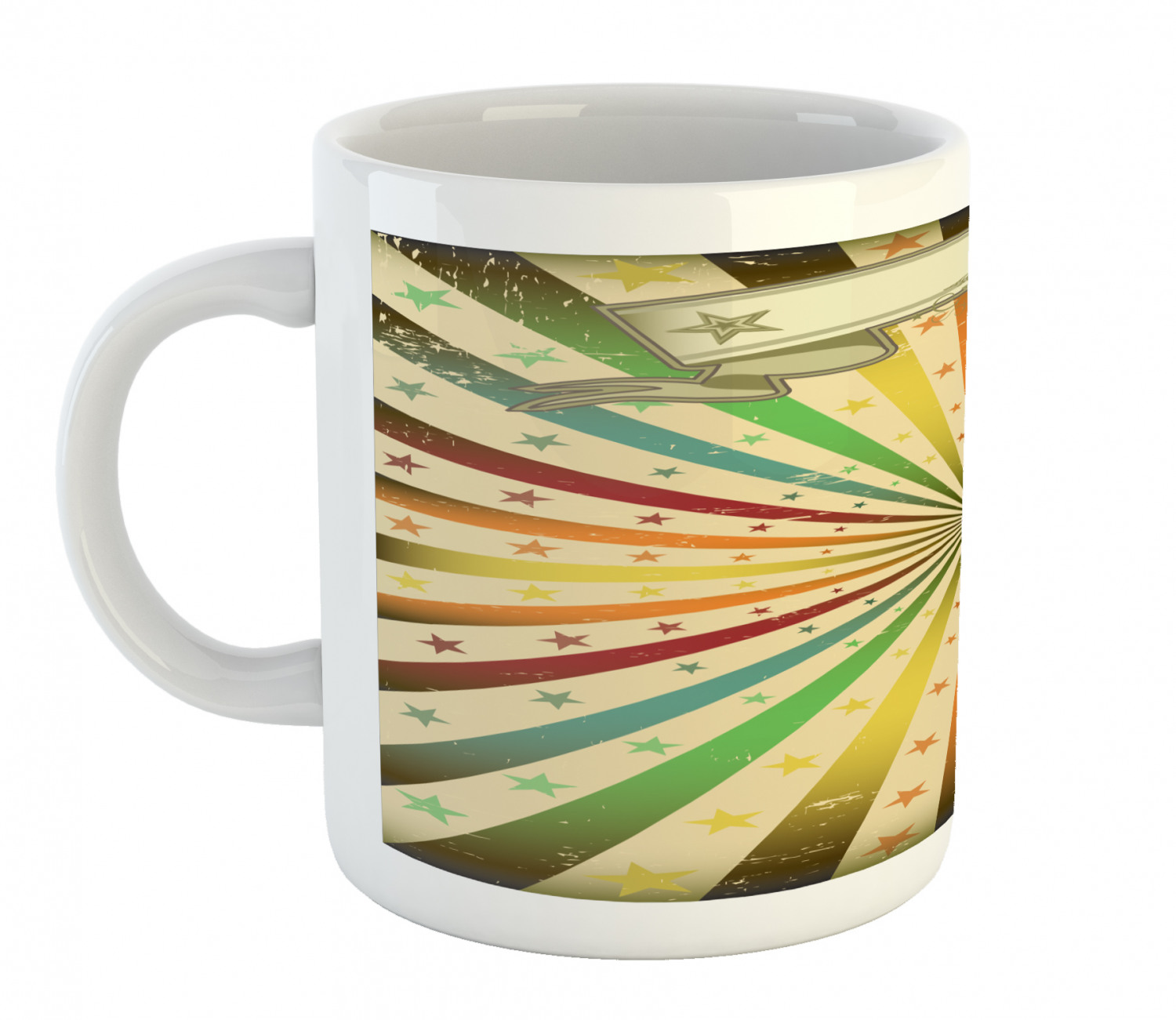 Ambesonne Vintage Arrangement Ceramic Coffee Mug Cup for Water Tea Drinks, 11 oz - Picture 23 of 240