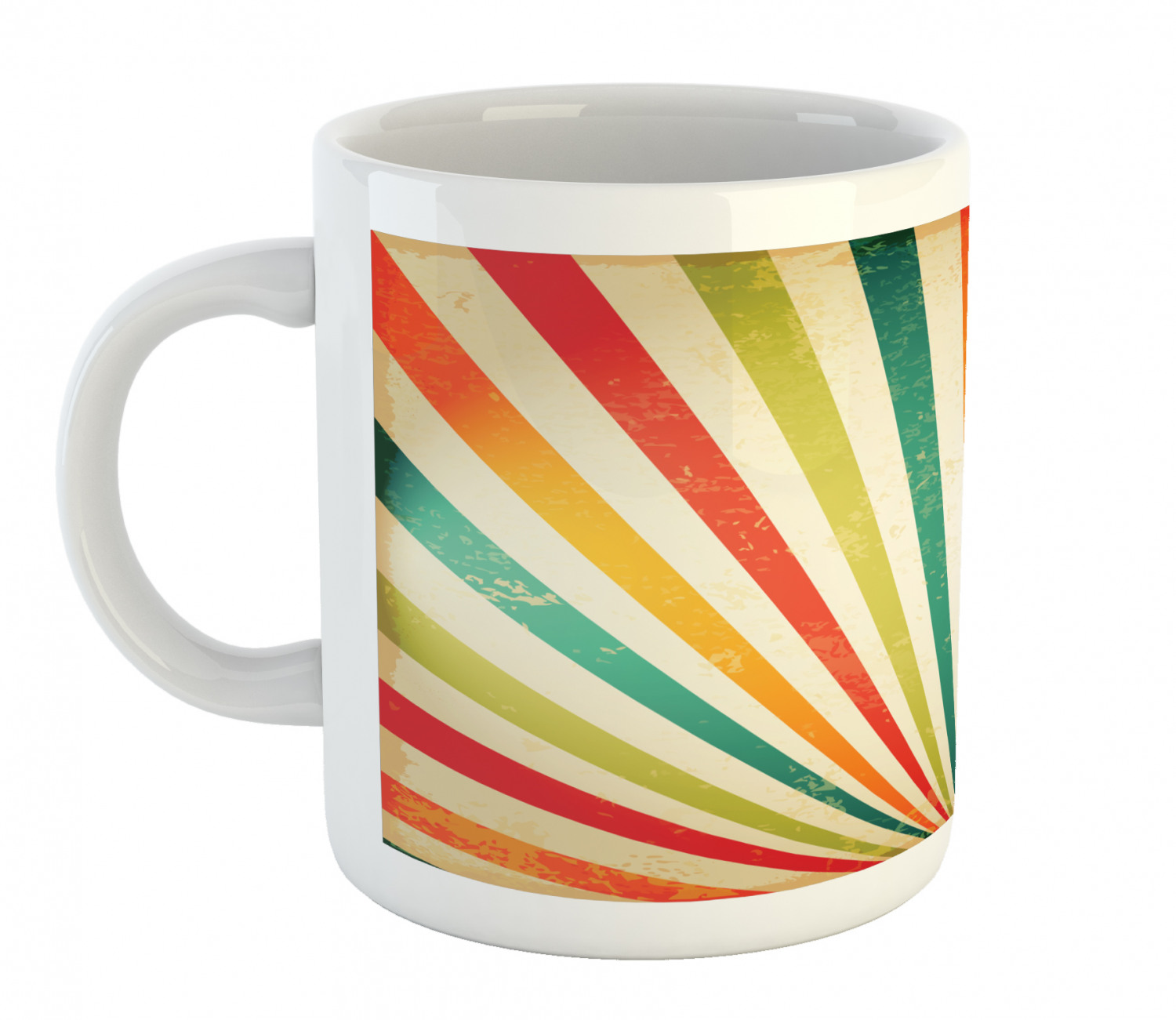 Ambesonne Vintage Arrangement Ceramic Coffee Mug Cup for Water Tea Drinks, 11 oz - Picture 159 of 240