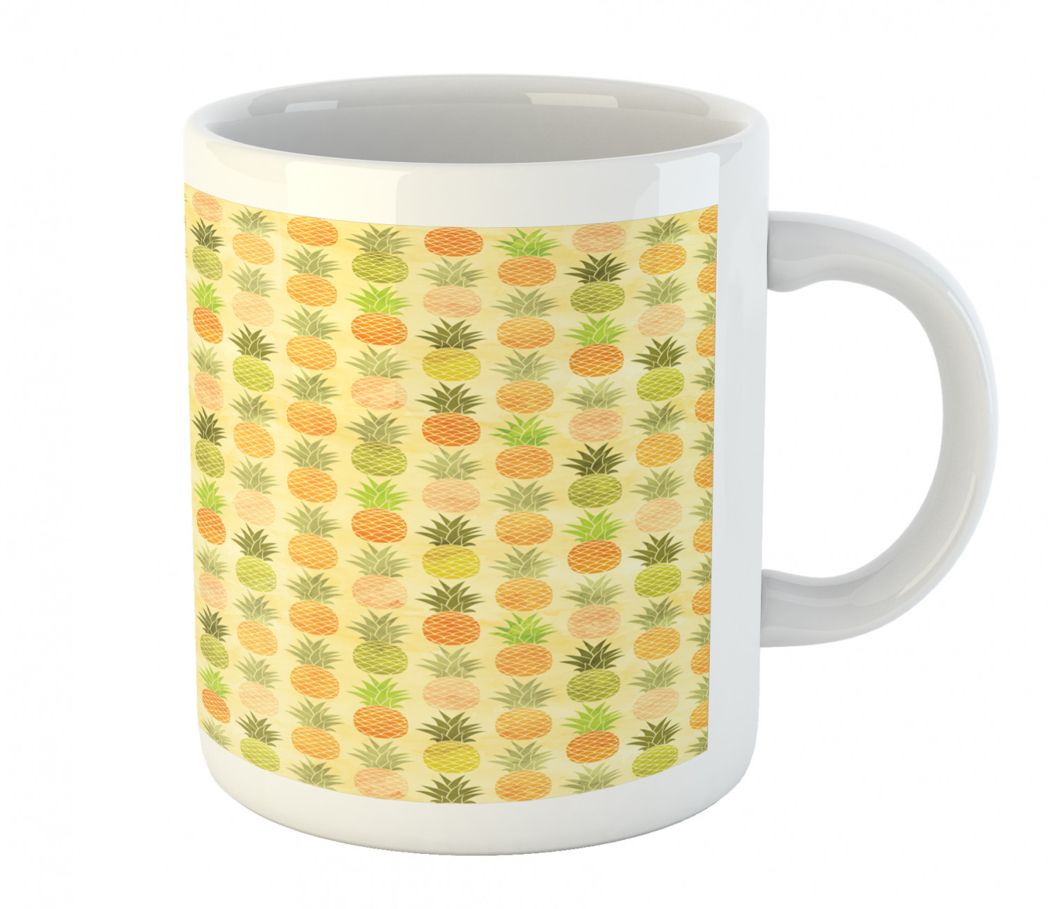 Ambesonne Vintage Arrangement Ceramic Coffee Mug Cup for Water Tea Drinks, 11 oz - Picture 222 of 240
