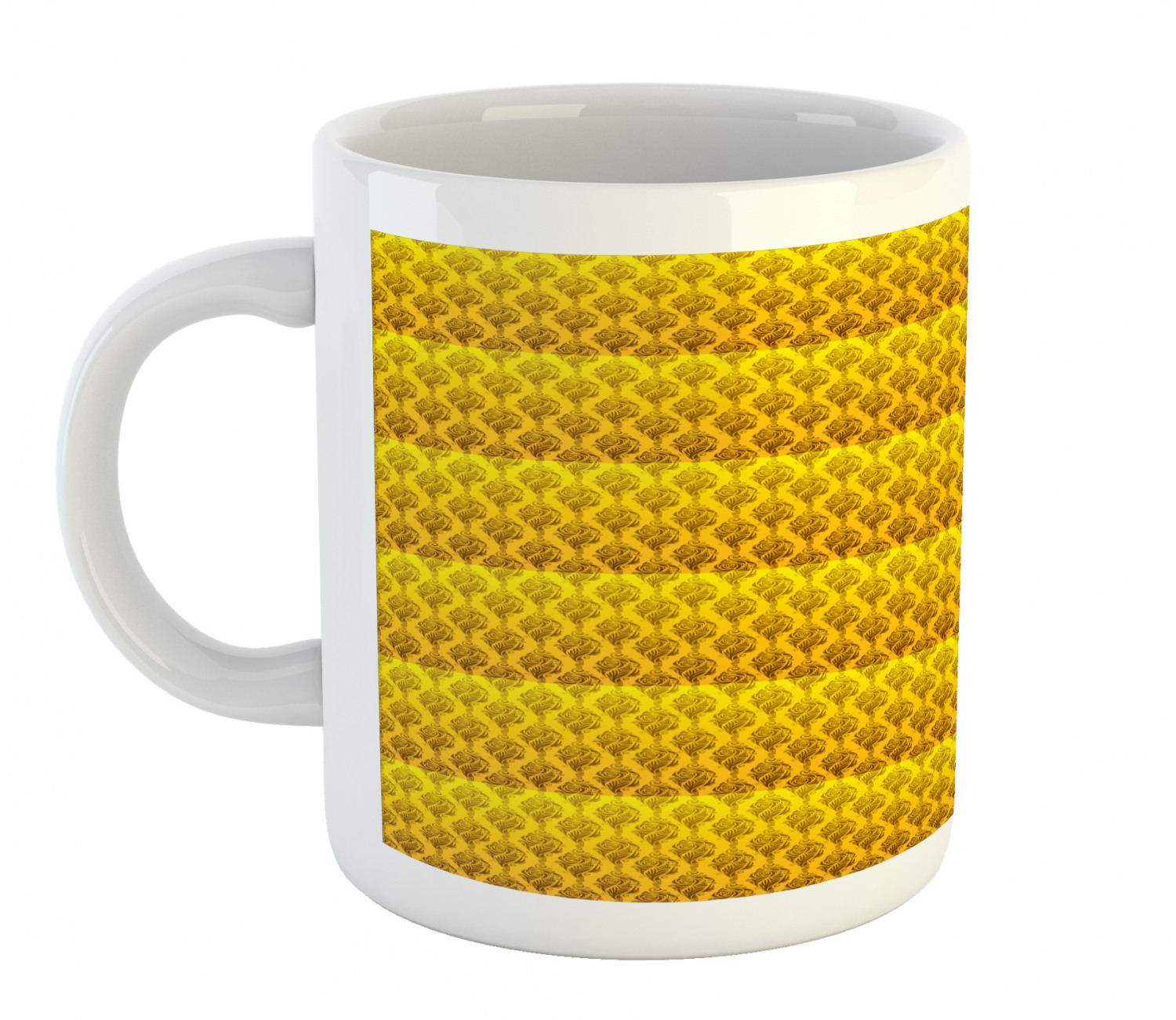 Ambesonne Vintage Arrangement Ceramic Coffee Mug Cup for Water Tea Drinks, 11 oz - Picture 227 of 240