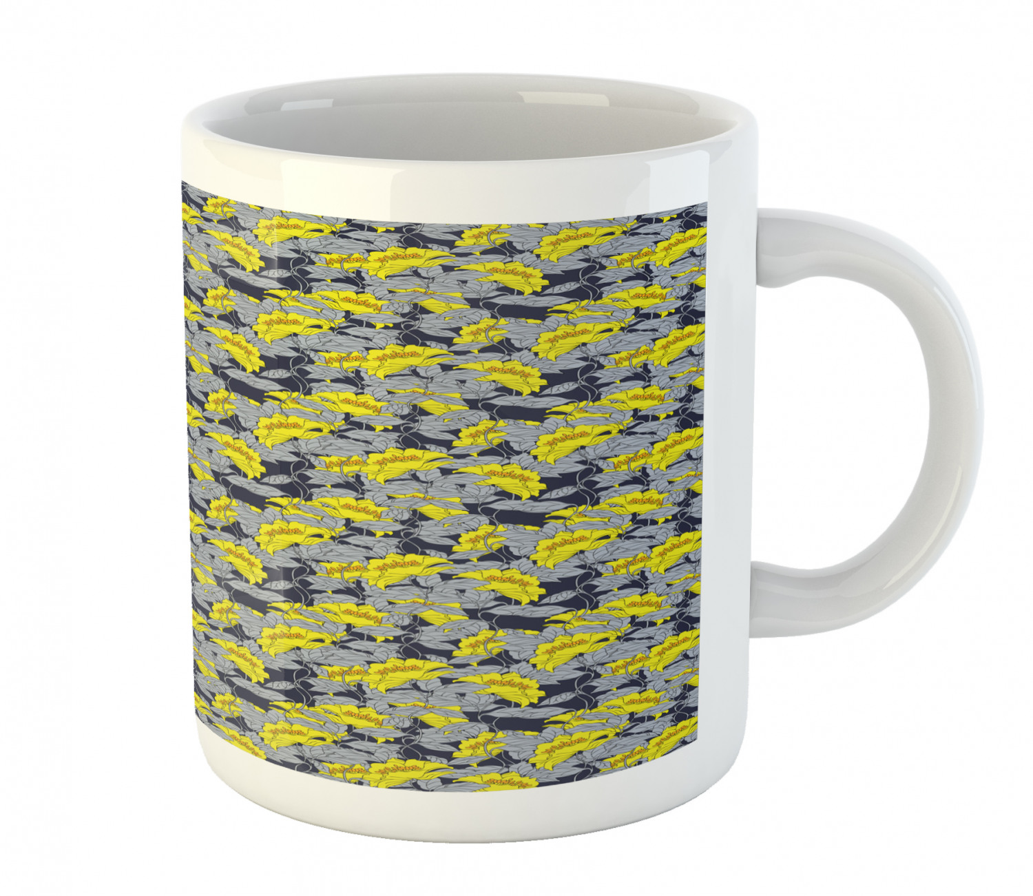 Ambesonne Vintage Arrangement Ceramic Coffee Mug Cup for Water Tea Drinks, 11 oz - Picture 34 of 240
