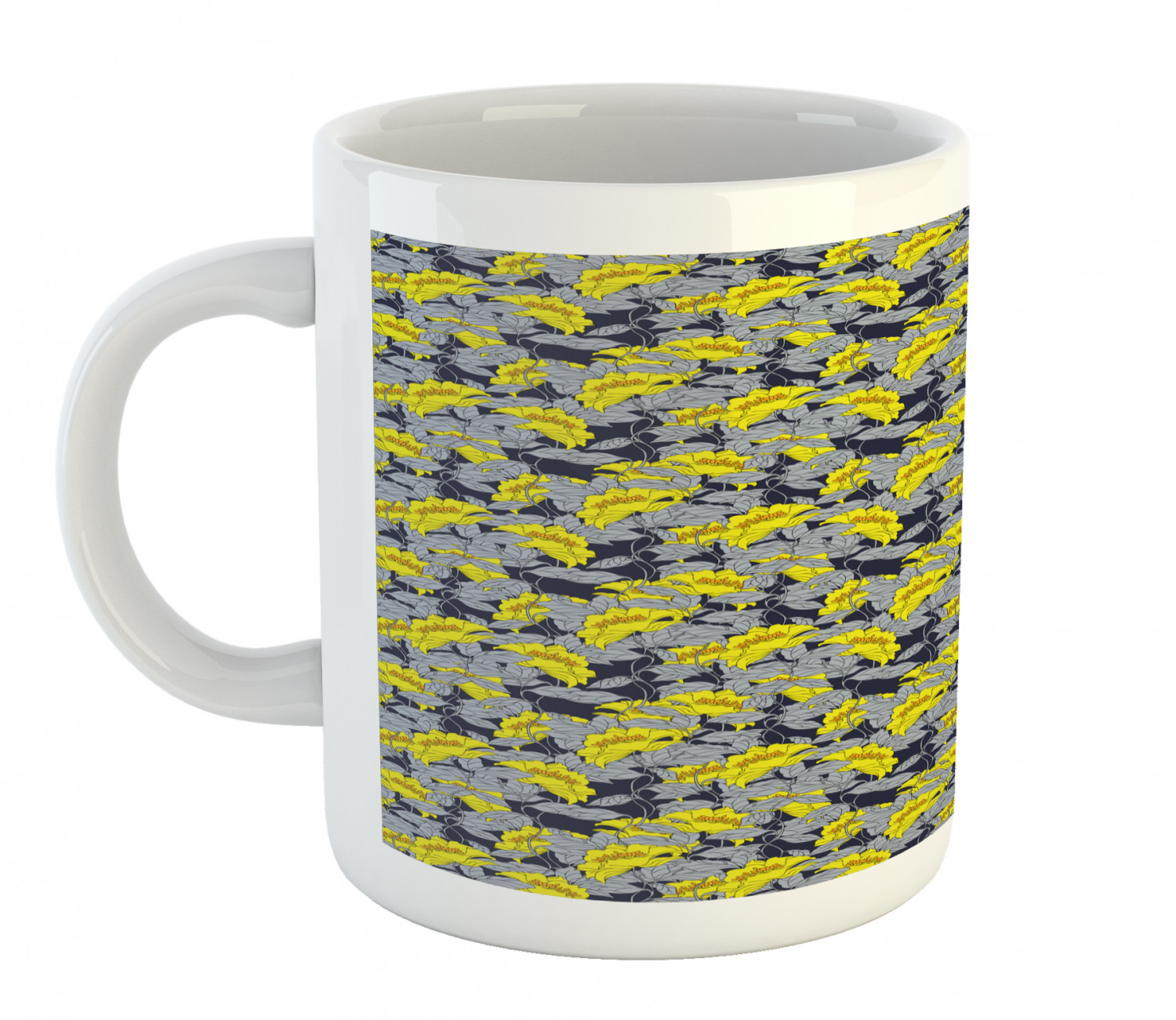 Ambesonne Vintage Arrangement Ceramic Coffee Mug Cup for Water Tea Drinks, 11 oz - Picture 35 of 240