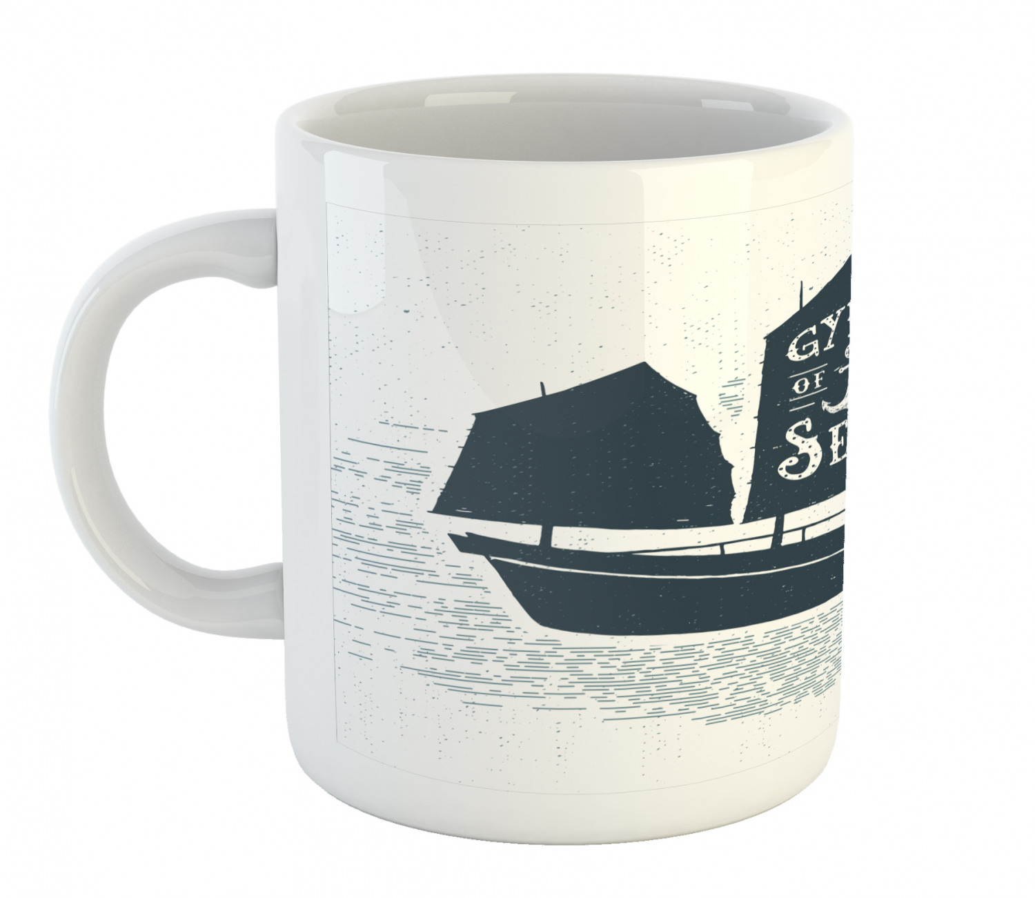 Ambesonne Vintage Arrangement Ceramic Coffee Mug Cup for Water Tea Drinks, 11 oz - Picture 79 of 240