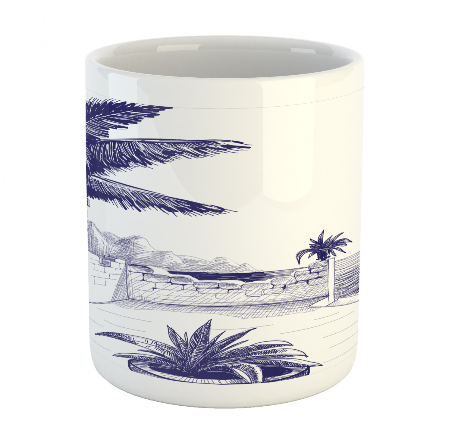 Ambesonne Vintage Arrangement Ceramic Coffee Mug Cup for Water Tea Drinks, 11 oz - Picture 13 of 240