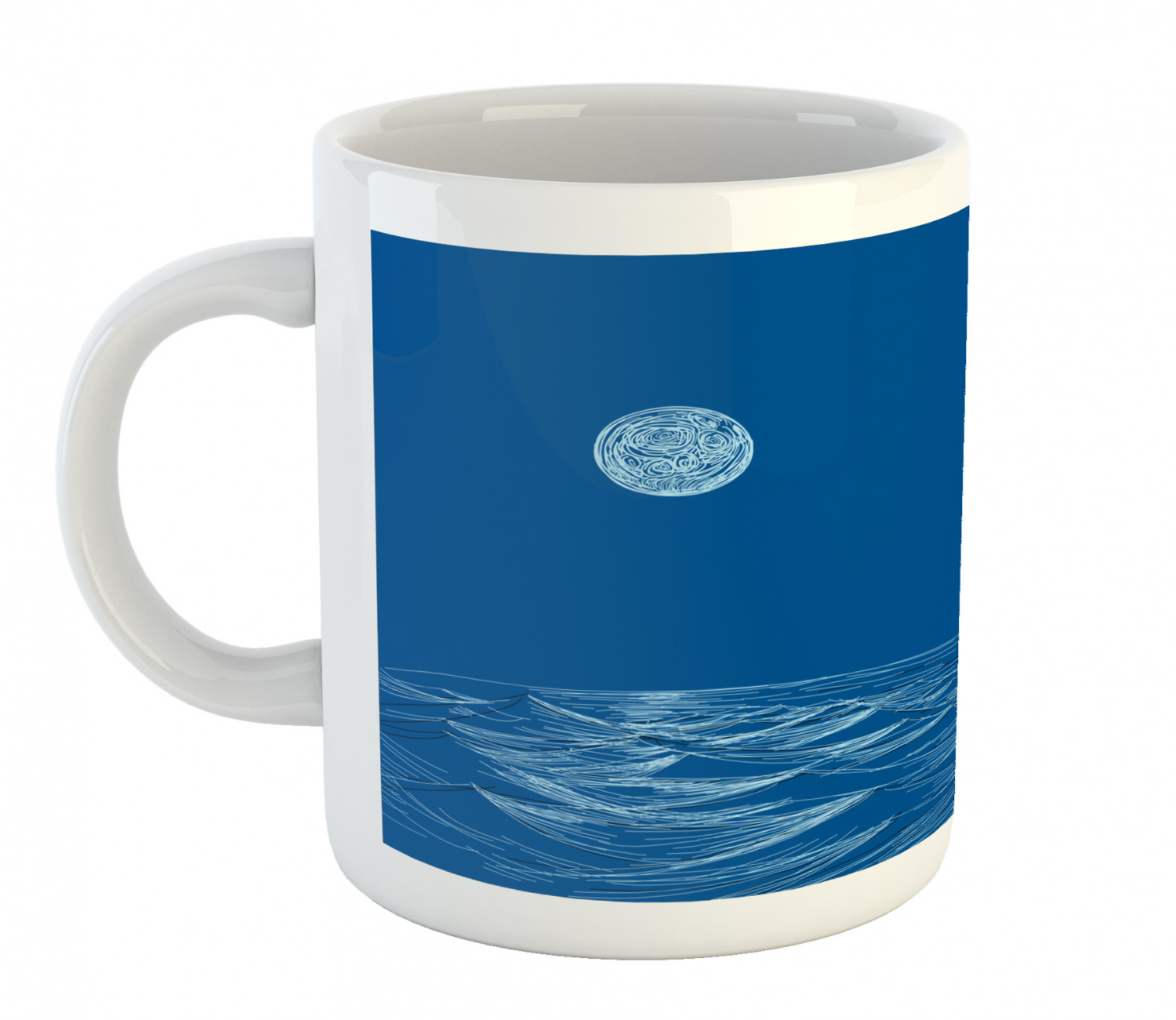 Ambesonne Vintage Arrangement Ceramic Coffee Mug Cup for Water Tea Drinks, 11 oz - Picture 187 of 240