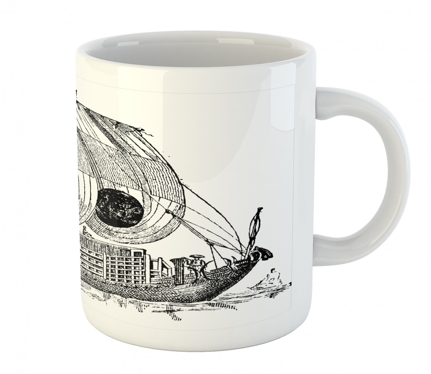Ambesonne Vintage Arrangement Ceramic Coffee Mug Cup for Water Tea Drinks, 11 oz - Picture 30 of 240