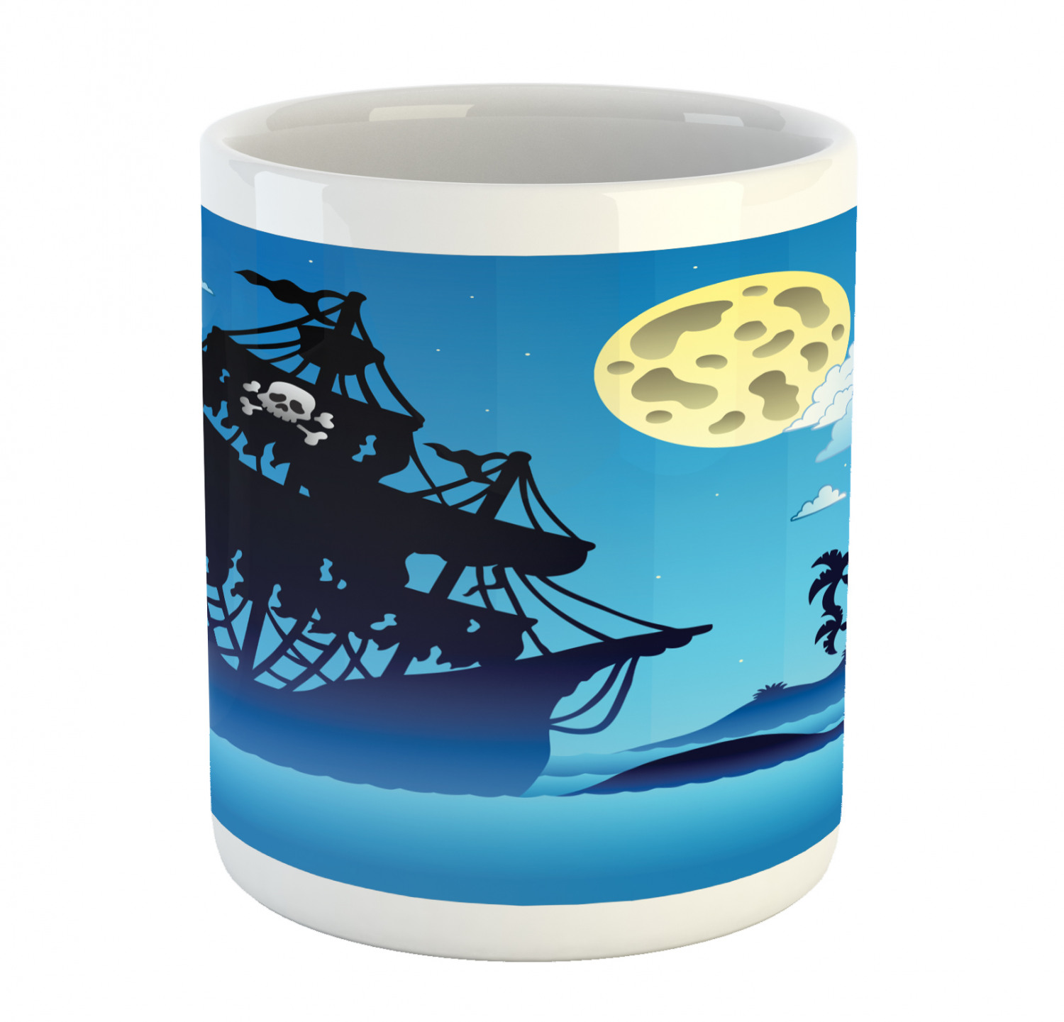 Ambesonne Vintage Arrangement Ceramic Coffee Mug Cup for Water Tea Drinks, 11 oz - Picture 141 of 240