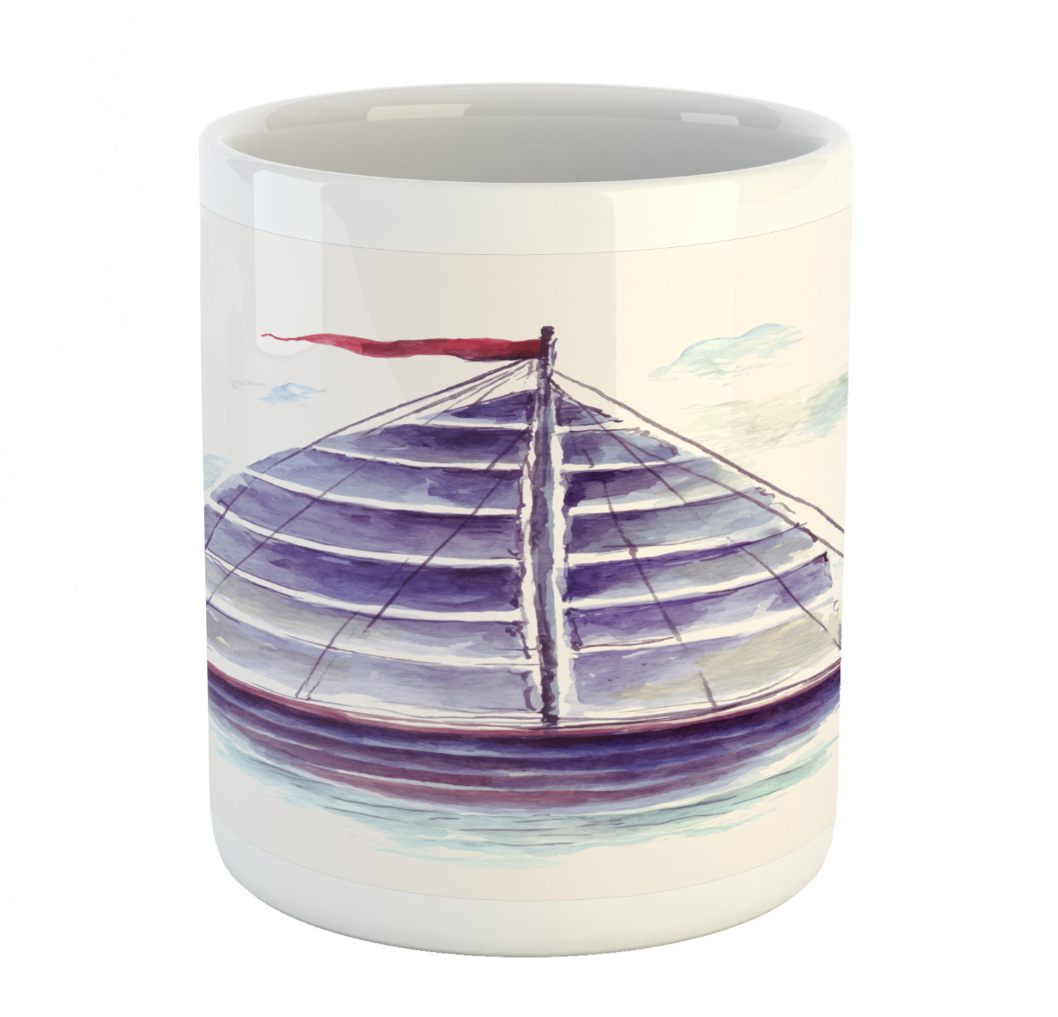 Ambesonne Vintage Arrangement Ceramic Coffee Mug Cup for Water Tea Drinks, 11 oz - Picture 153 of 240