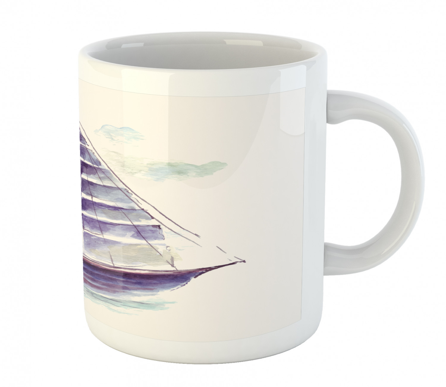 Ambesonne Vintage Arrangement Ceramic Coffee Mug Cup for Water Tea Drinks, 11 oz - Picture 154 of 240