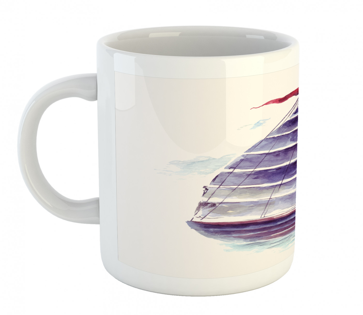 Ambesonne Vintage Arrangement Ceramic Coffee Mug Cup for Water Tea Drinks, 11 oz - Picture 155 of 240