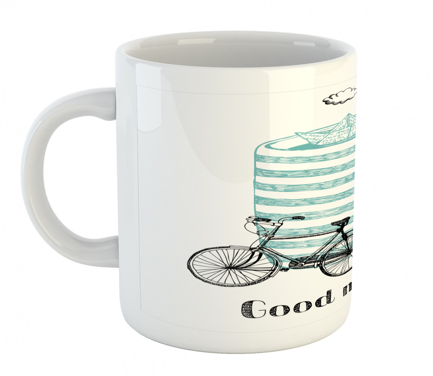 Ambesonne Vintage Arrangement Ceramic Coffee Mug Cup for Water Tea Drinks, 11 oz - Picture 115 of 240