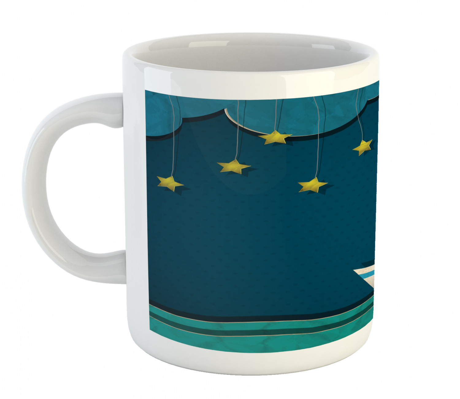 Ambesonne Vintage Arrangement Ceramic Coffee Mug Cup for Water Tea Drinks, 11 oz - Picture 103 of 240