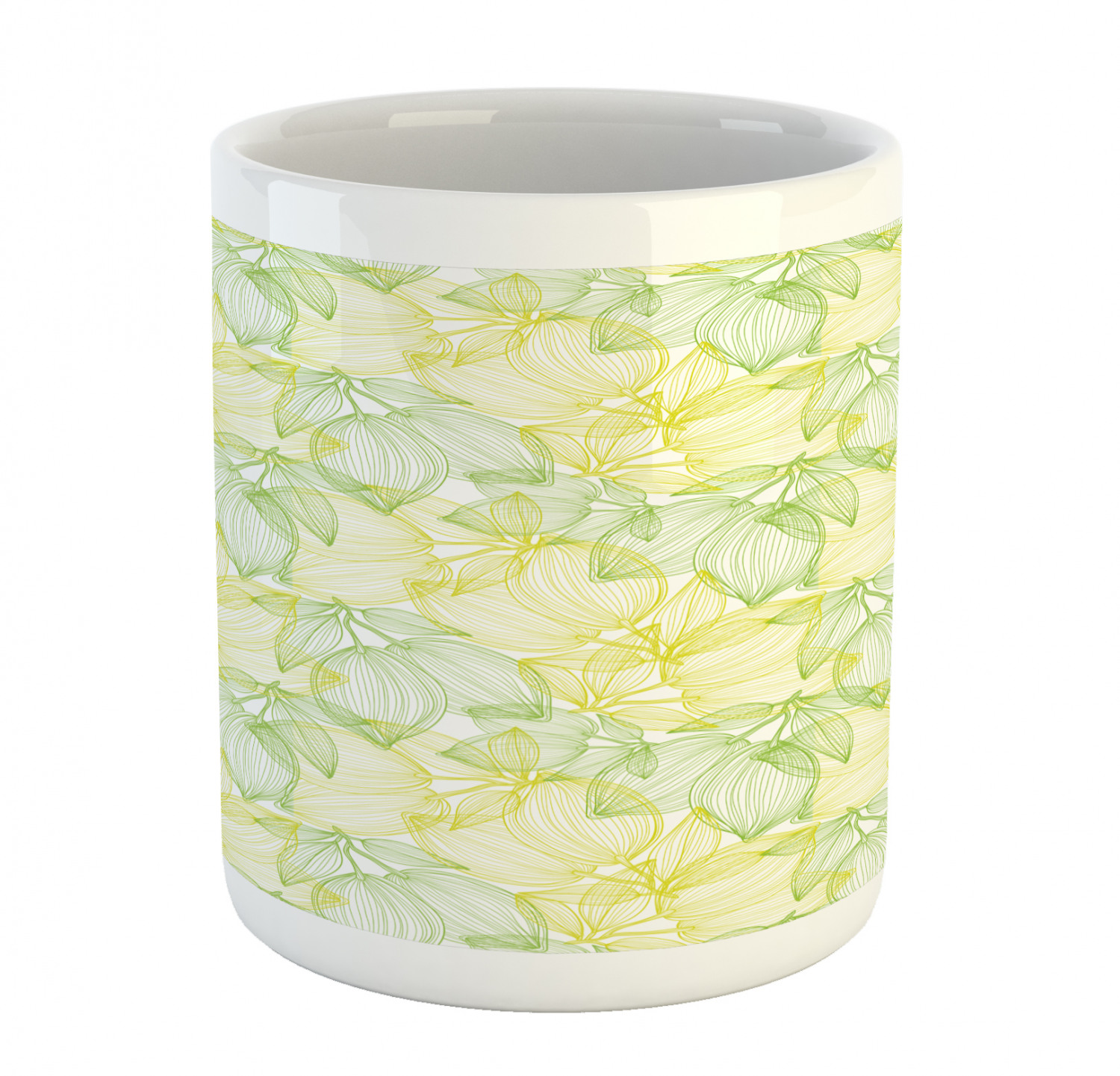 Ambesonne Lemons Pattern Ceramic Coffee Mug Cup for Water Tea Drinks, 11 oz - Picture 13 of 244