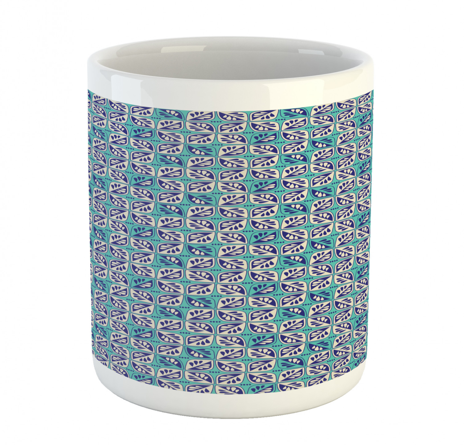 Ambesonne Vintage Arrangement Ceramic Coffee Mug Cup for Water Tea Drinks, 11 oz - Picture 65 of 240
