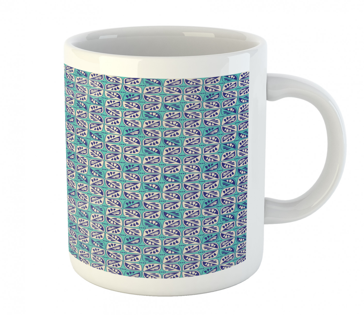 Ambesonne Vintage Arrangement Ceramic Coffee Mug Cup for Water Tea Drinks, 11 oz - Picture 66 of 240